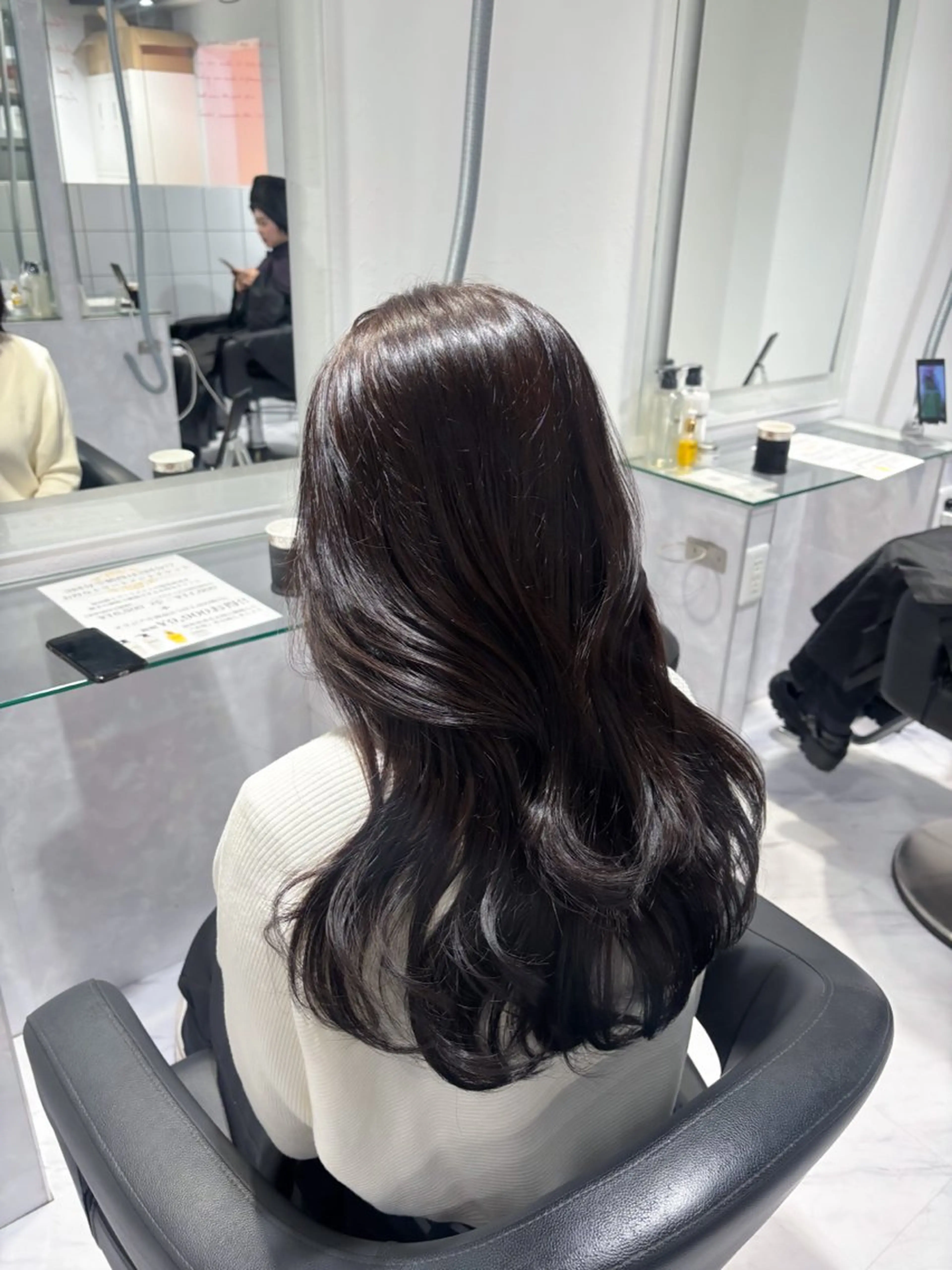 ロング カラー ヘアカラー トリートメント 髪質改善🩰透明感カ ラー🎀hinanoのヘアスタイル