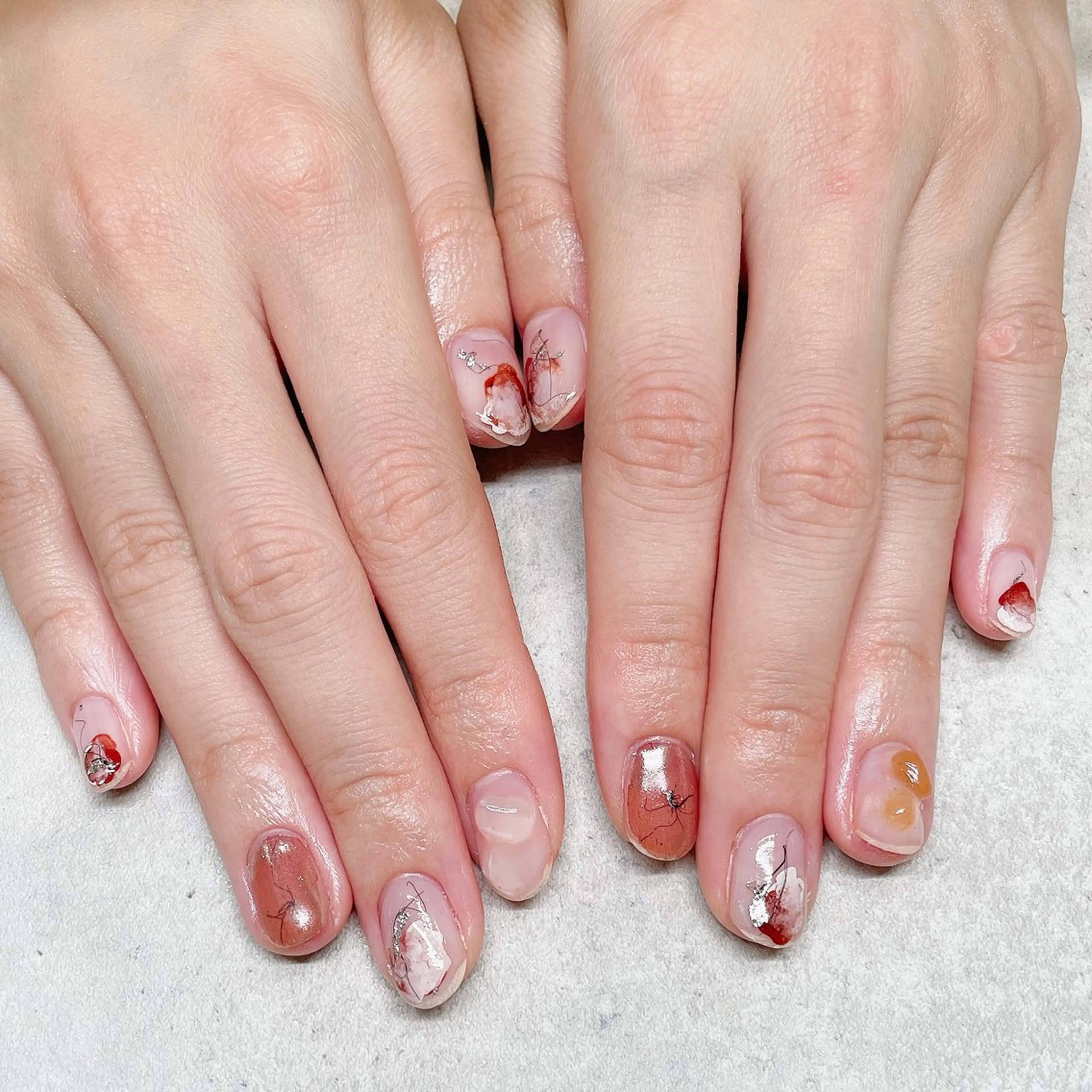 ネイル アートネイル ハンドネイル A85G ayakoのネイルデザイン