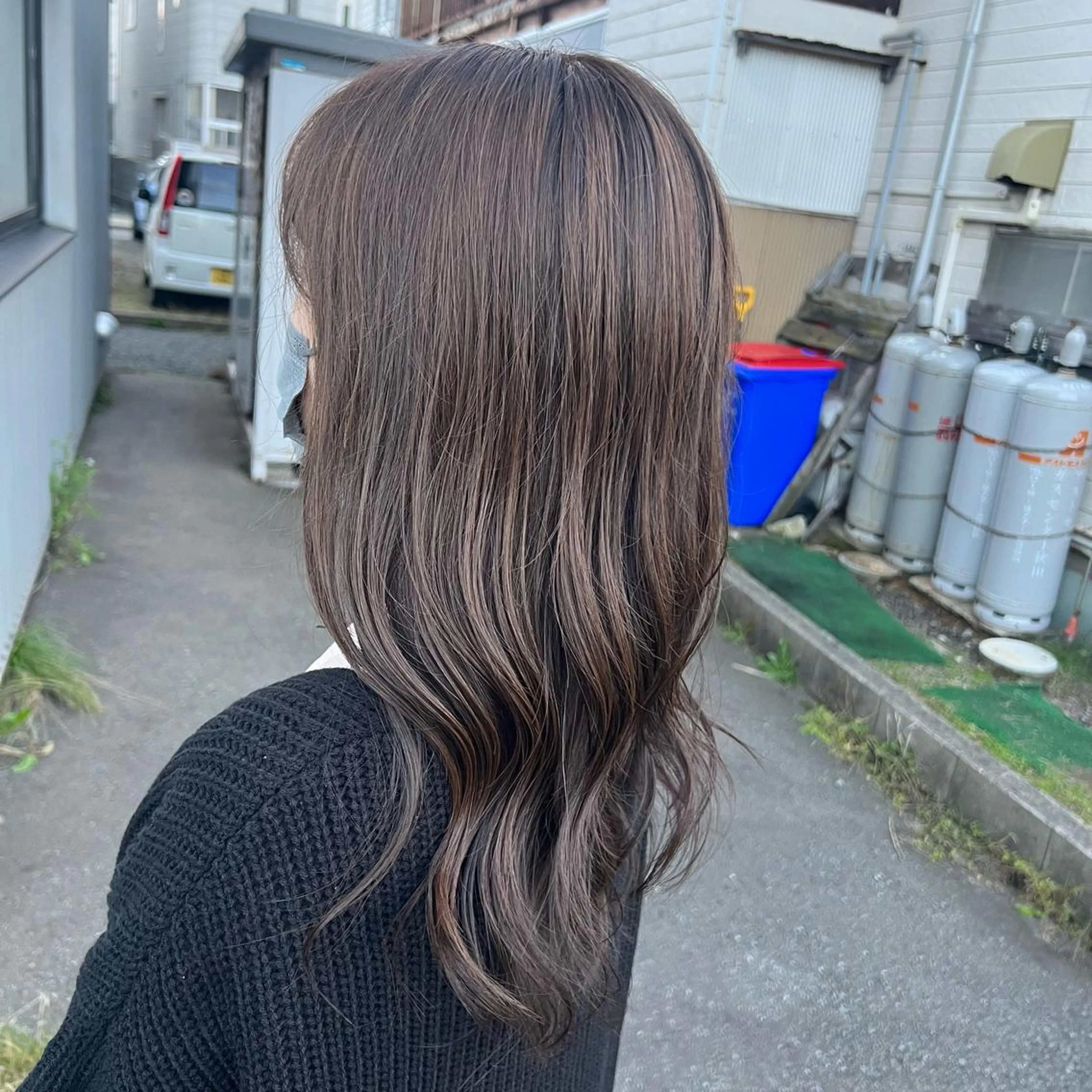 カラー ヘアアレンジ newi TATSUのヘアスタイル