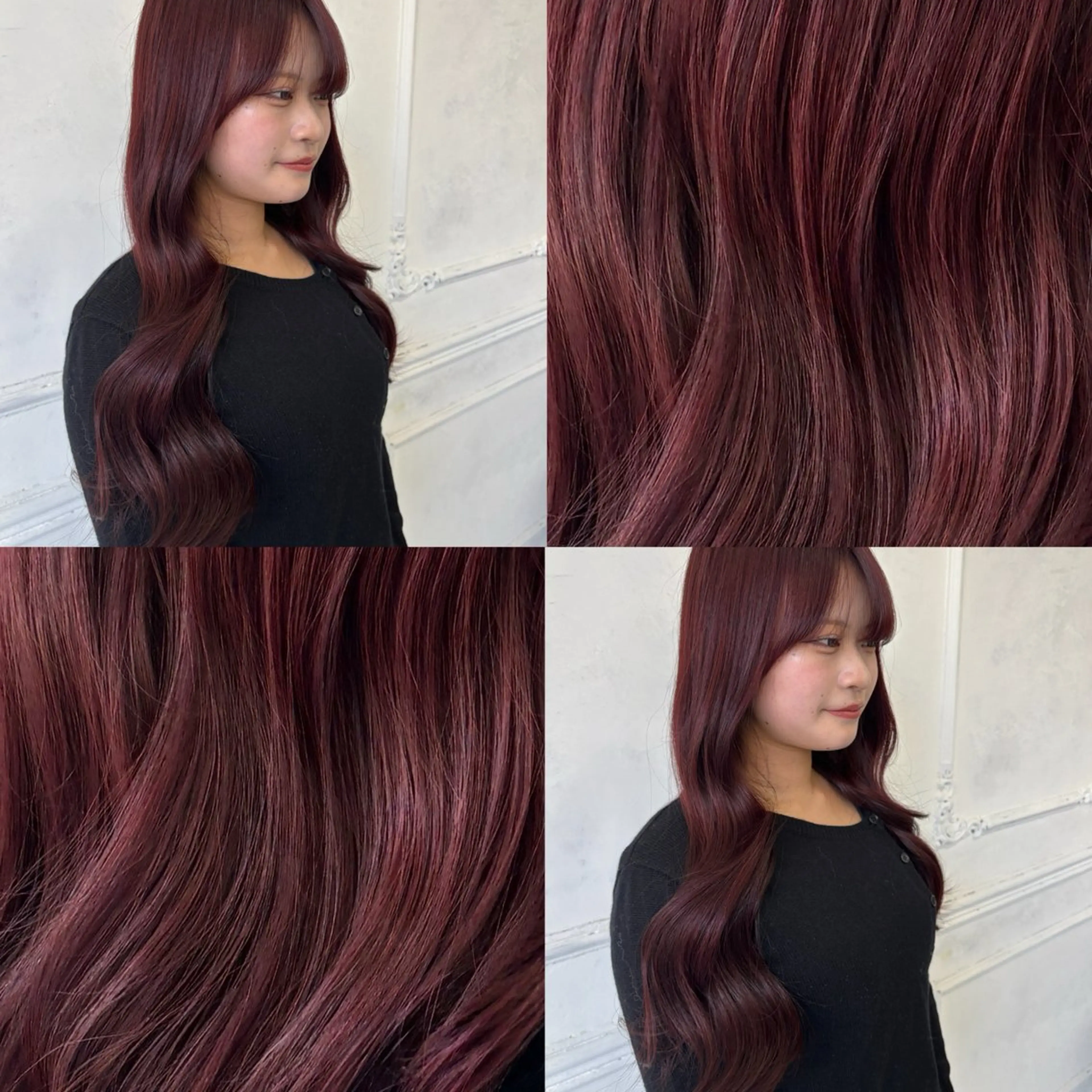 カラー ブリーチ ダブルカラー ブリーチなしカラー ヘアカラー MaisonHALU 松浦光咲のヘアスタイル