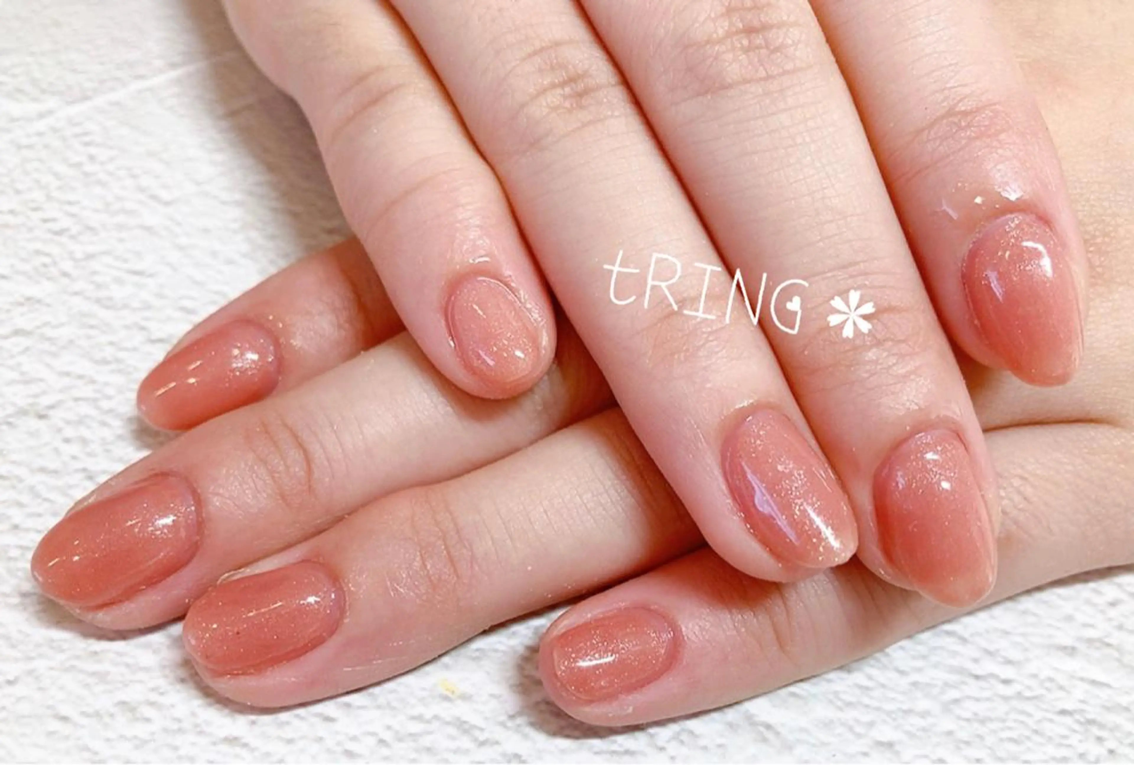 ネイル ハンドネイル tRING＊ しいの木台のネイルデザイン