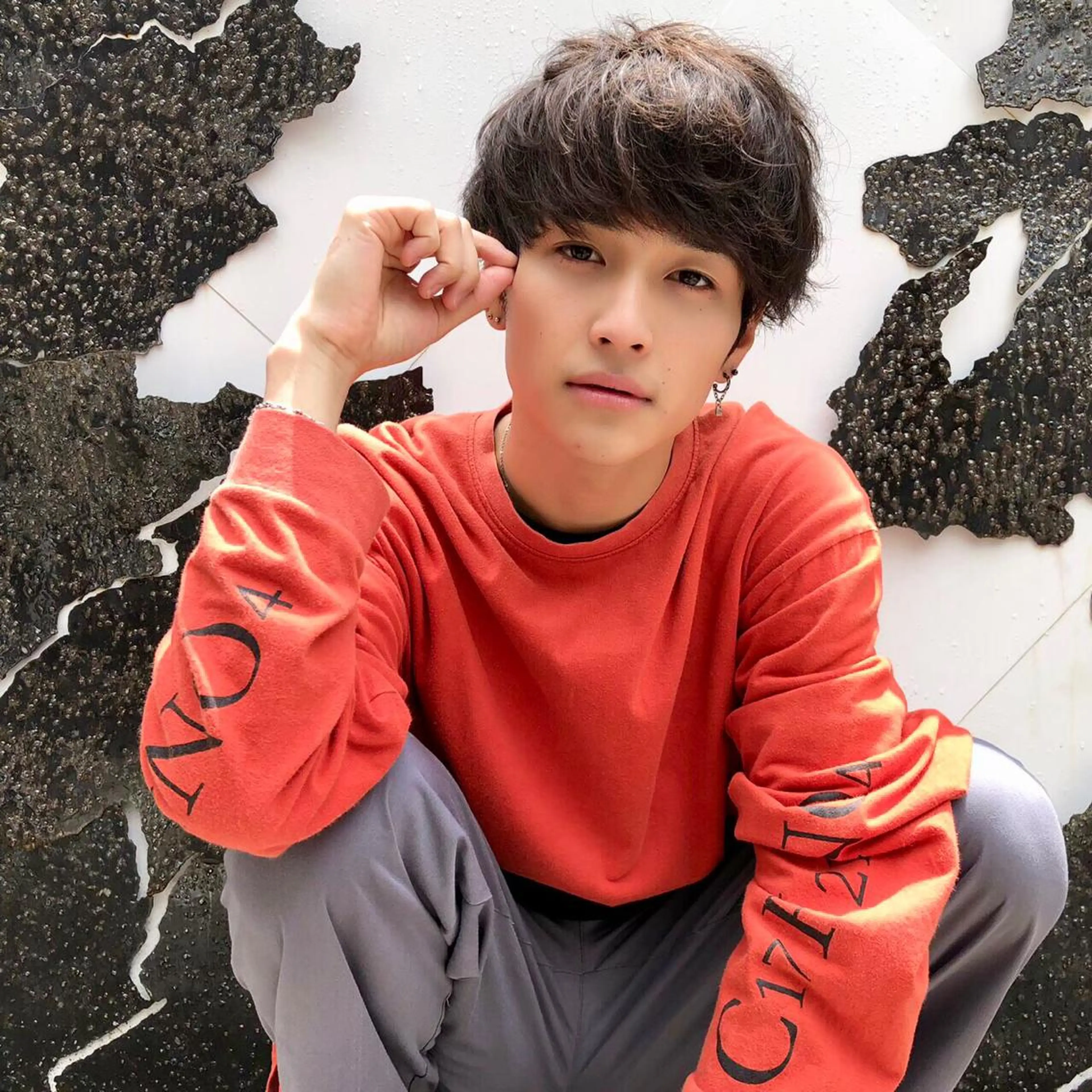 ショート カラー パーマ ヘアアレンジ メンズ キッズ 🟦ニュアンス/メン ズパーマ横浜🟦のヘアスタイル