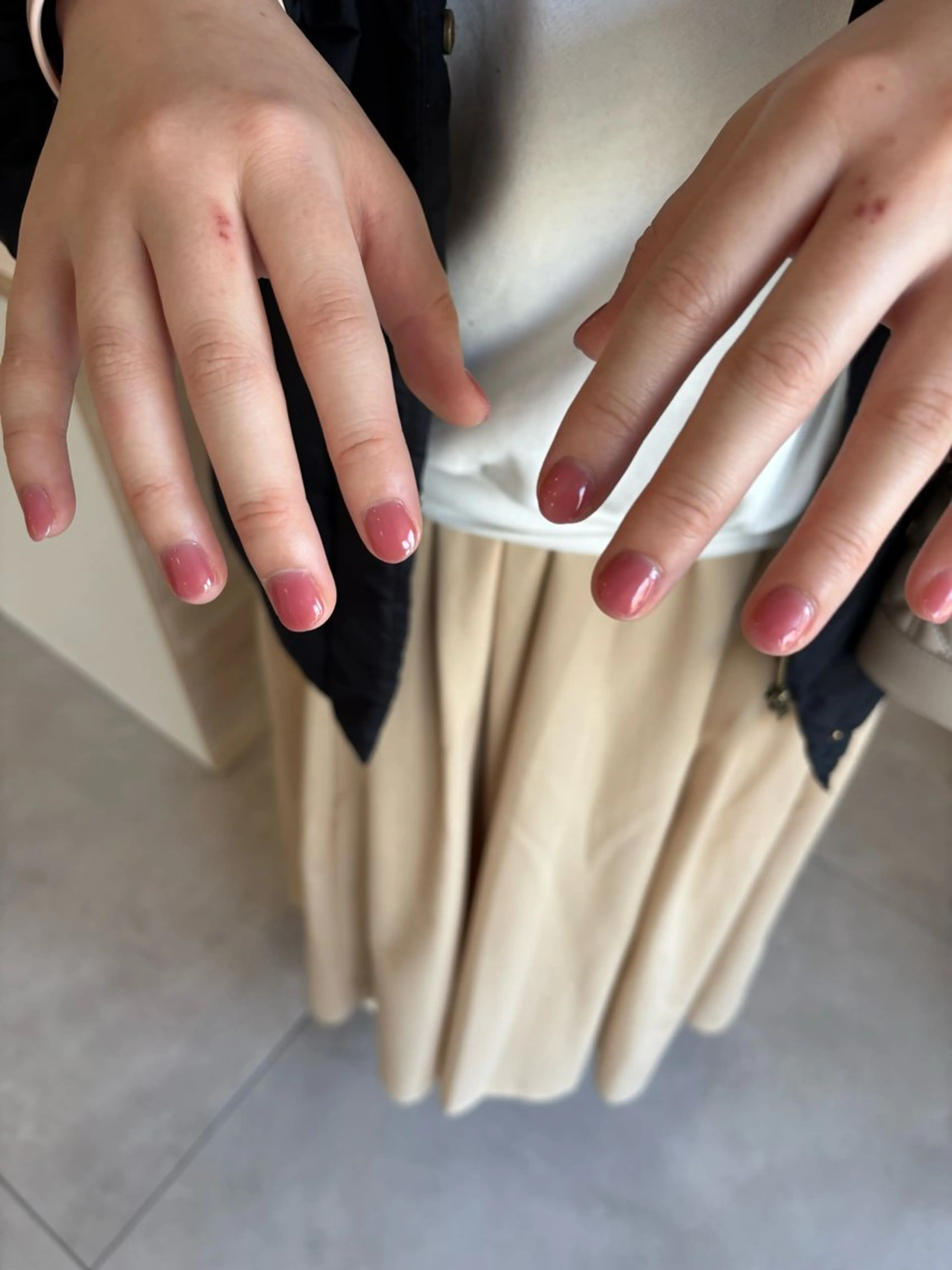 ネイル ピンク ハンドネイル WHITE NAIL甲府昭和店所属・WHITE NAIL misakiのネイルデザイン