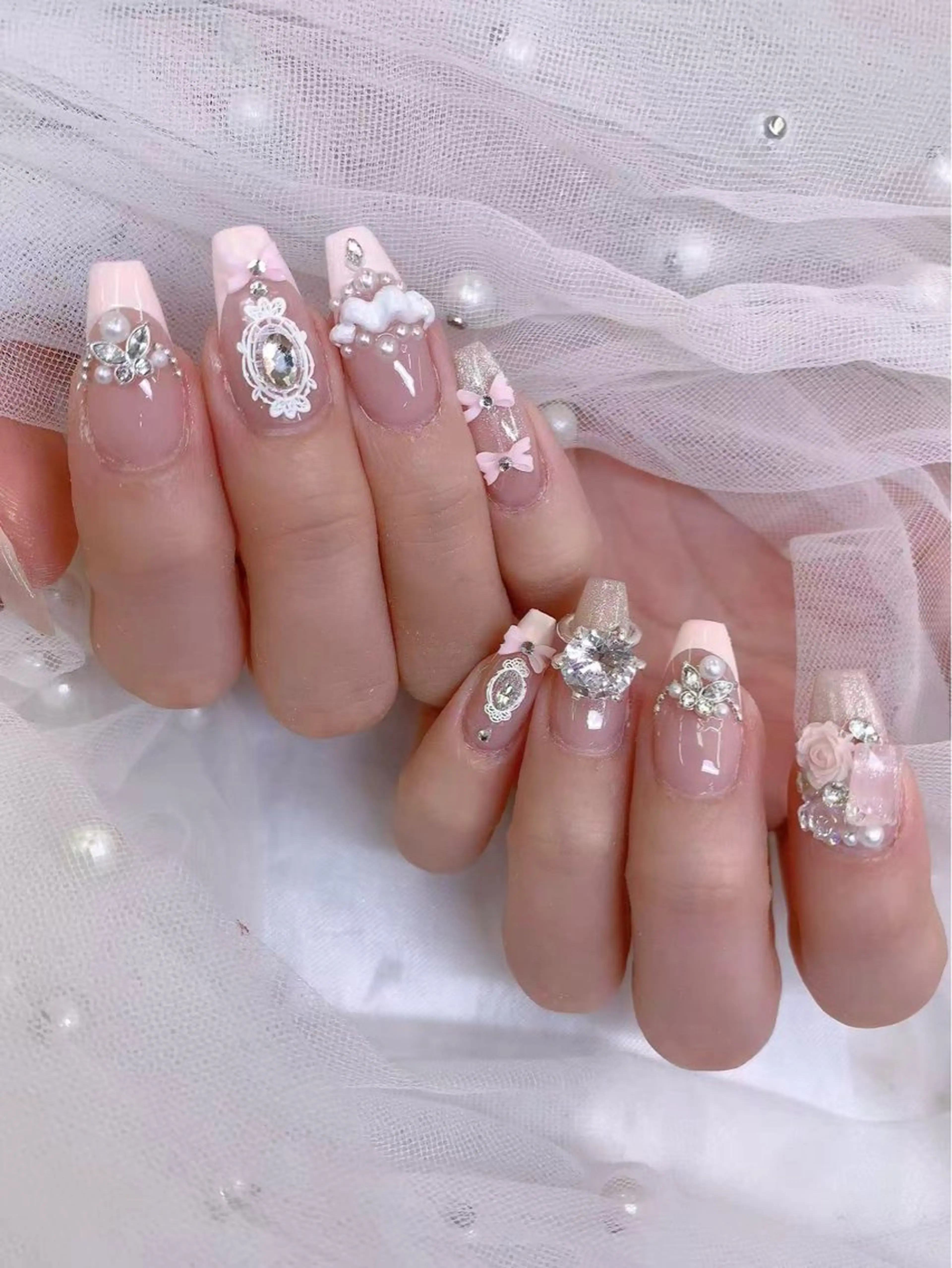 ネイル U・mi nail salon【長さ出し/パラジェル/持ち込み/定額ネイル/学割U24】所属・Uminail ゆうゆうのネイルデザイン