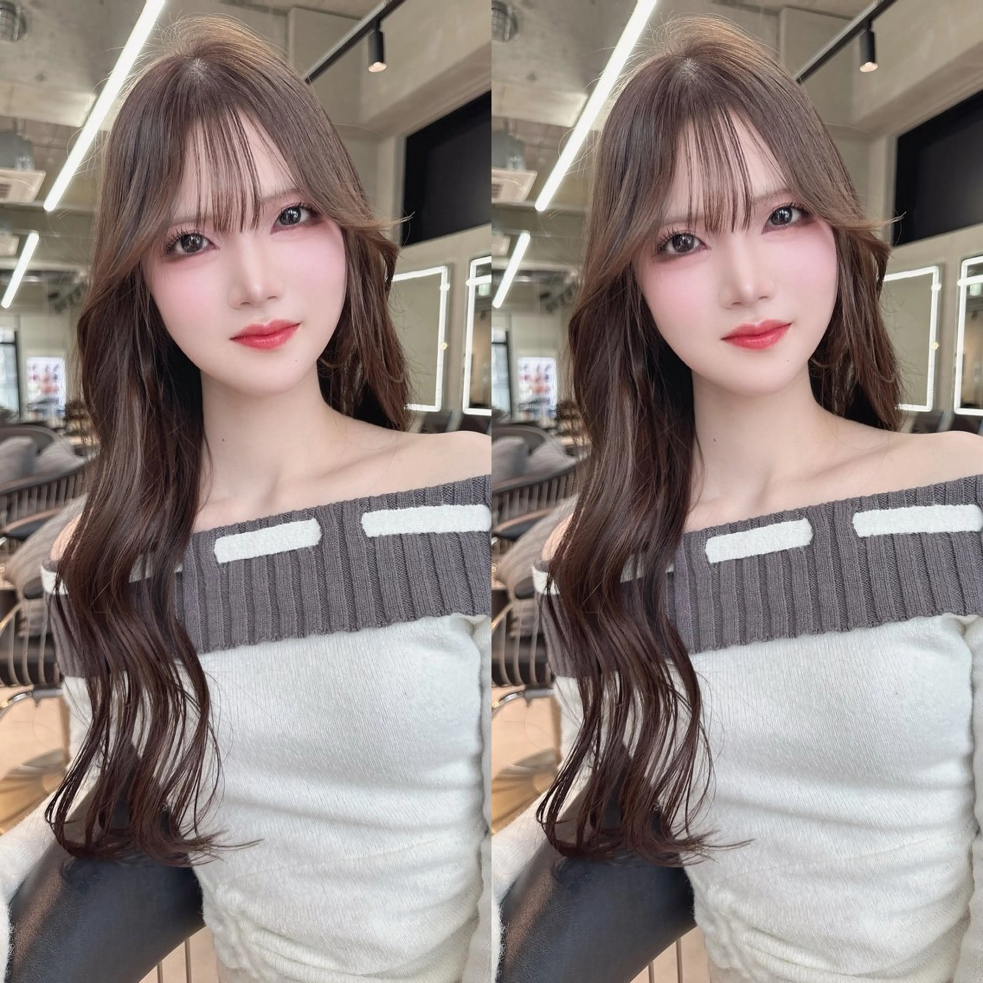 ロング カット ヘアカラー 縮毛矯正 トリートメント ✨髪質改善特化✨副 店長椎葉信乃介のヘアスタイル