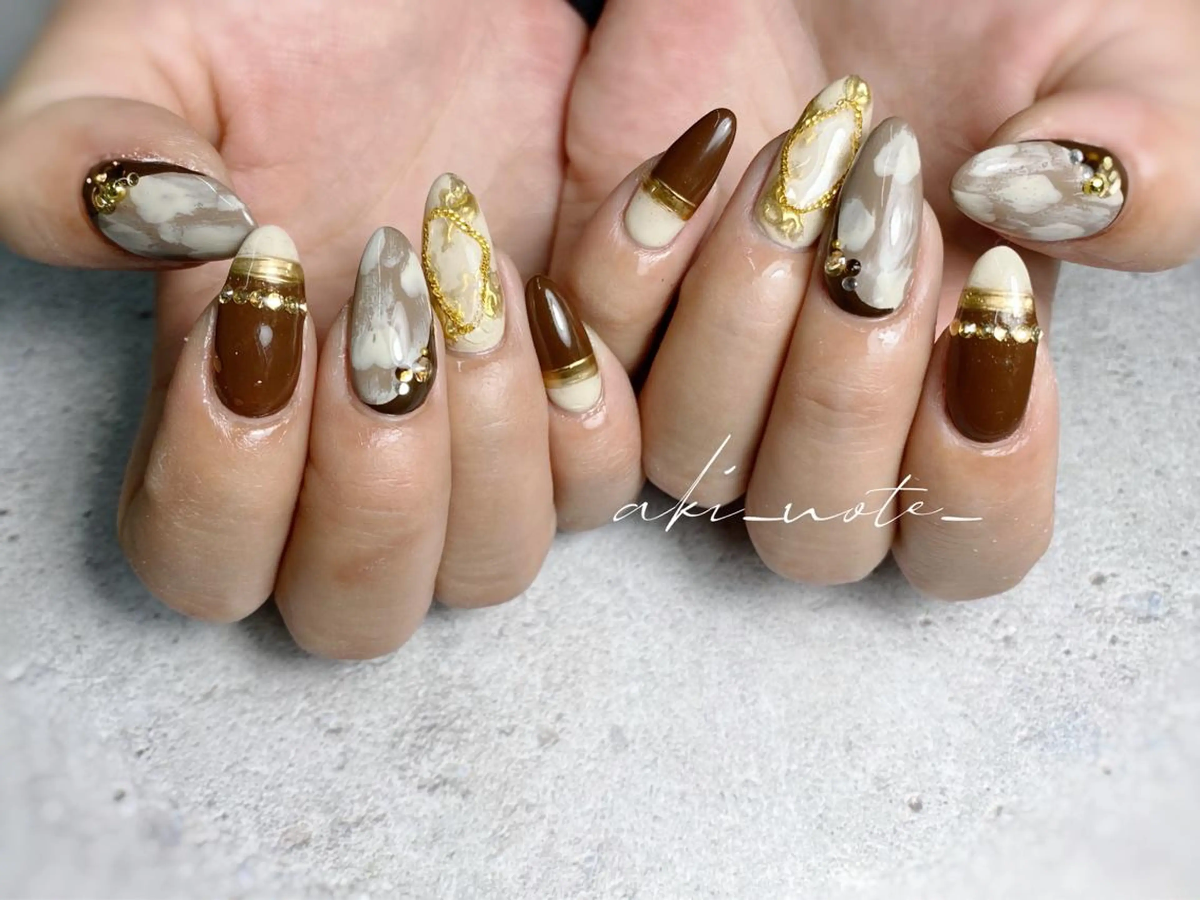 ネイル バレンタイン ハンドネイル フットネイル GRANDE大須 栄/店長 aki🌙のネイルデザイン