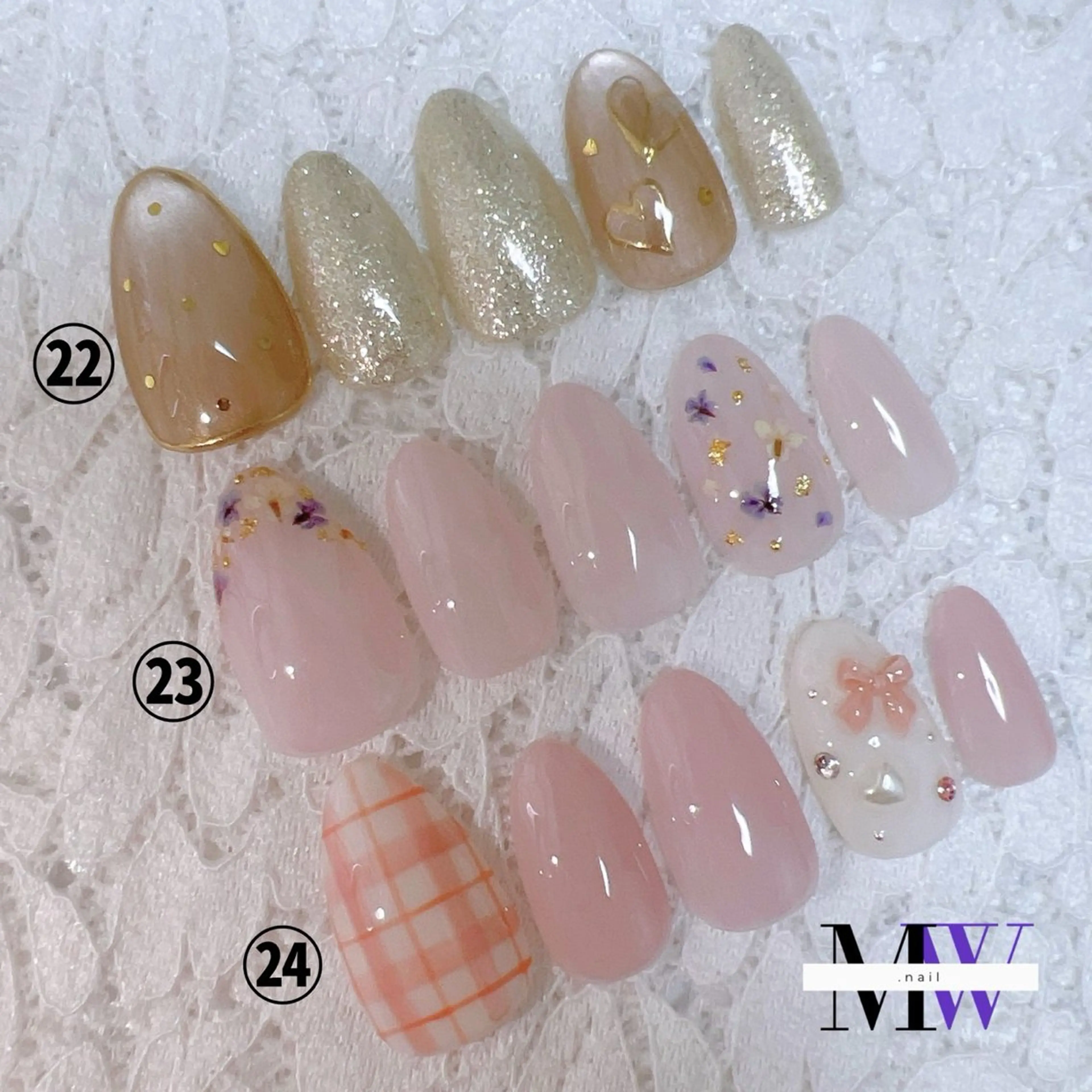 ネイル アートネイル ハンドネイル MW .nailのネイルデザイン