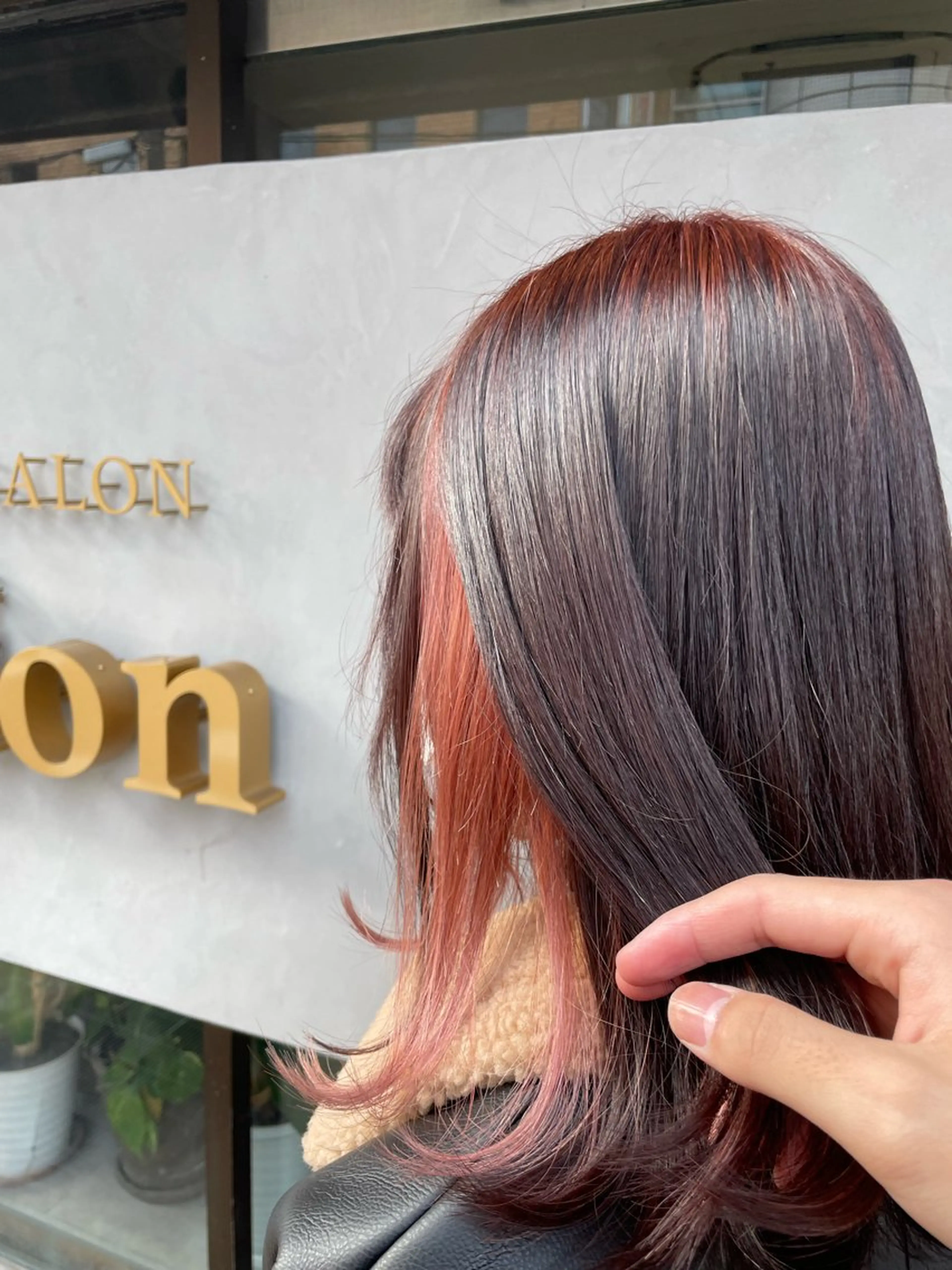 ミディアム ヘアカラー Hare salon Alion　Jinのヘアスタイル