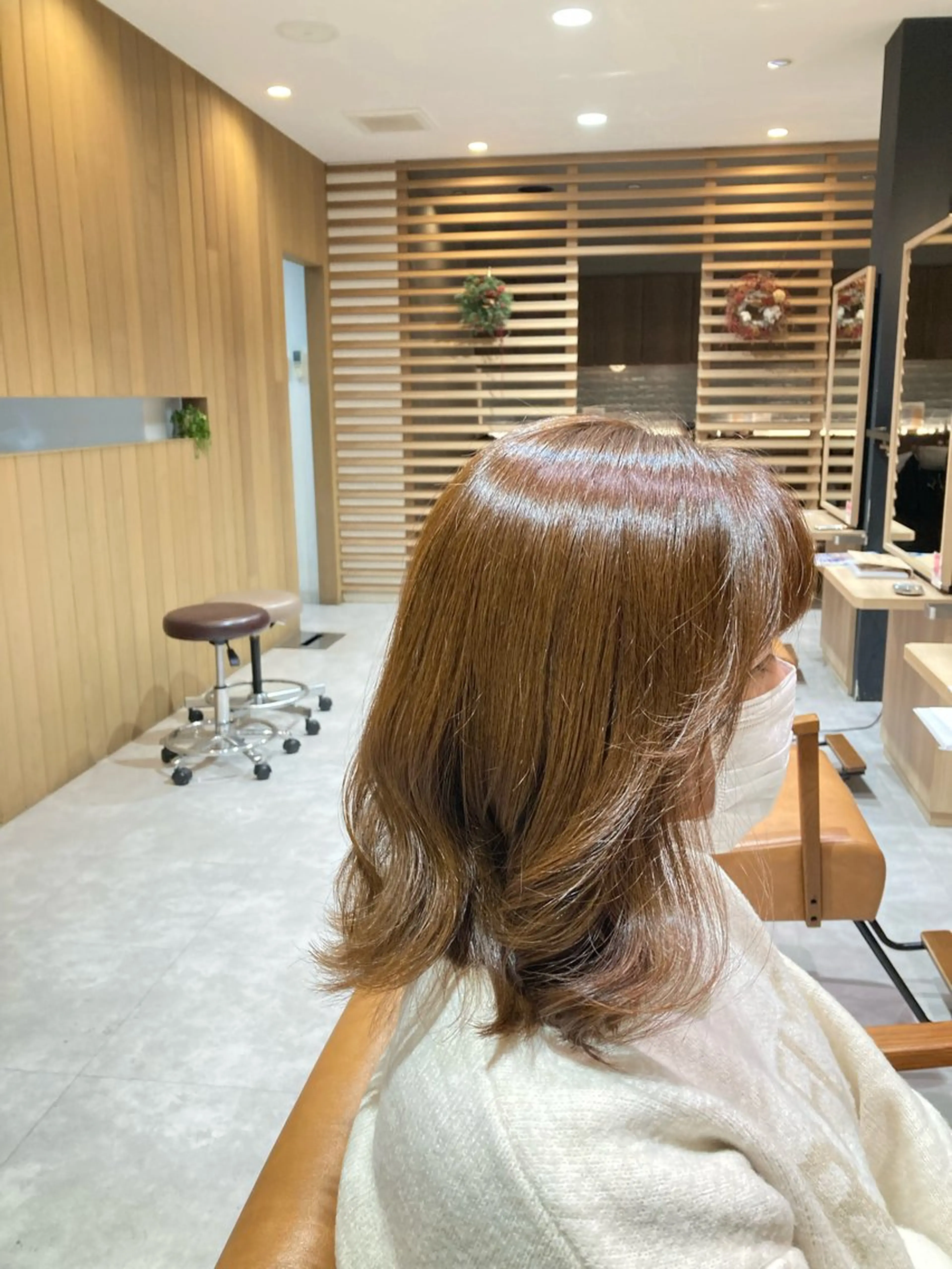 ミディアム 髪質改善/パパス 学南町/松島大己のヘアスタイル