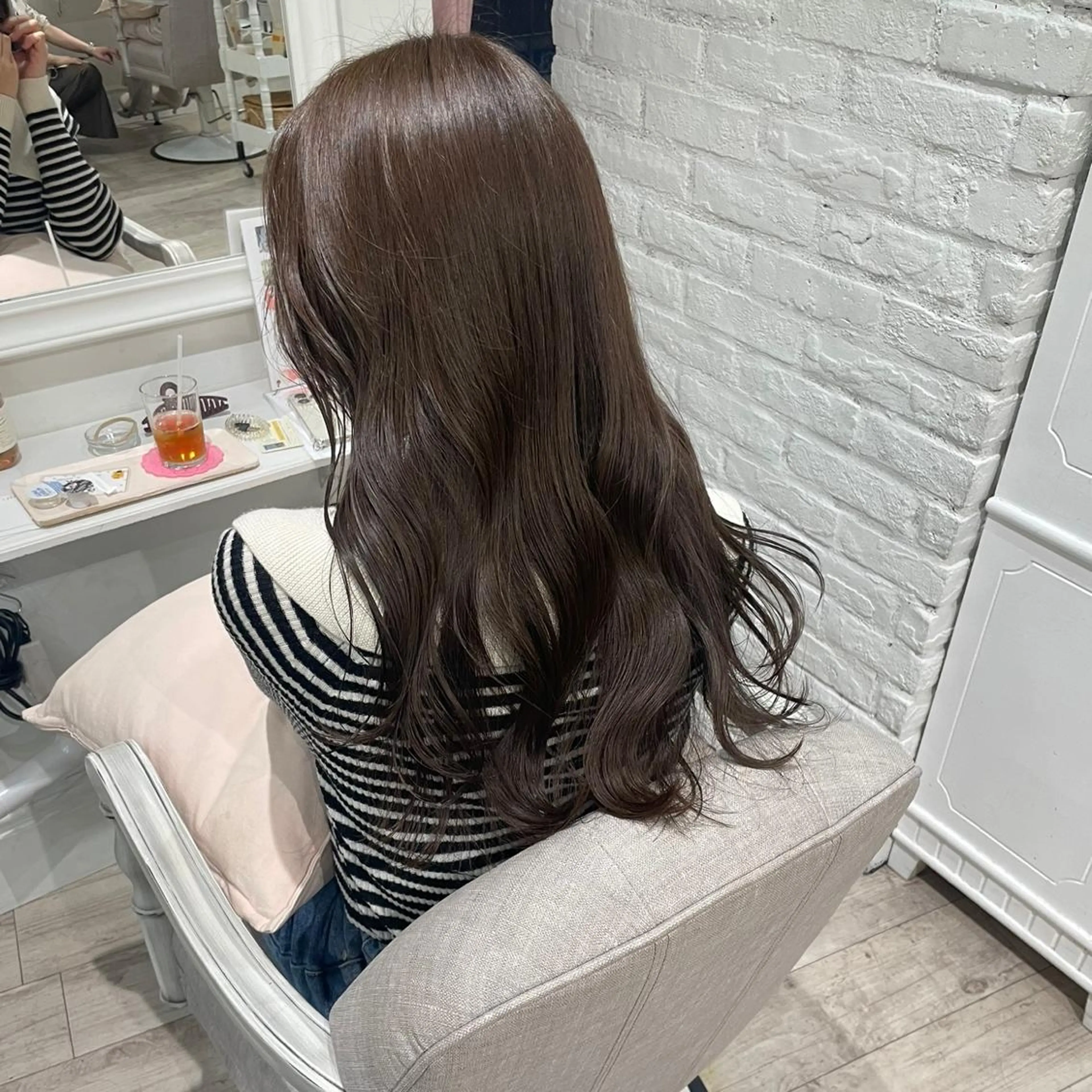 ロング カラー ブリーチ 透明感カラー グレージュ ブリーチなしカラー Maisie所属・ヘアアレンジ/ 暖色🩵hazukiのヘアスタイル