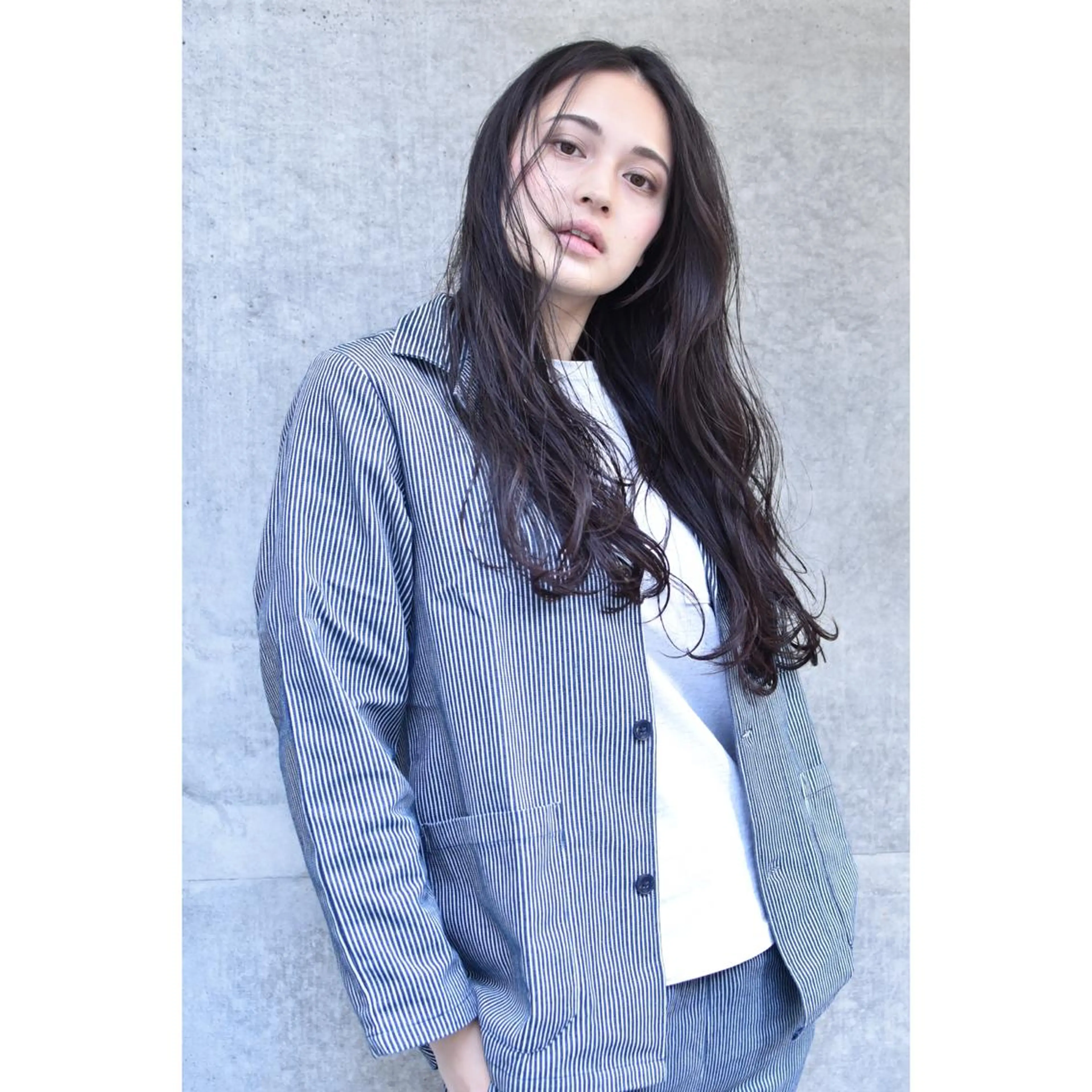 ロング カラー パーマ メンズ カット ヘアカラー トリートメント 南堀江🌿パーマ Tetsu【テツ】のヘアスタイル