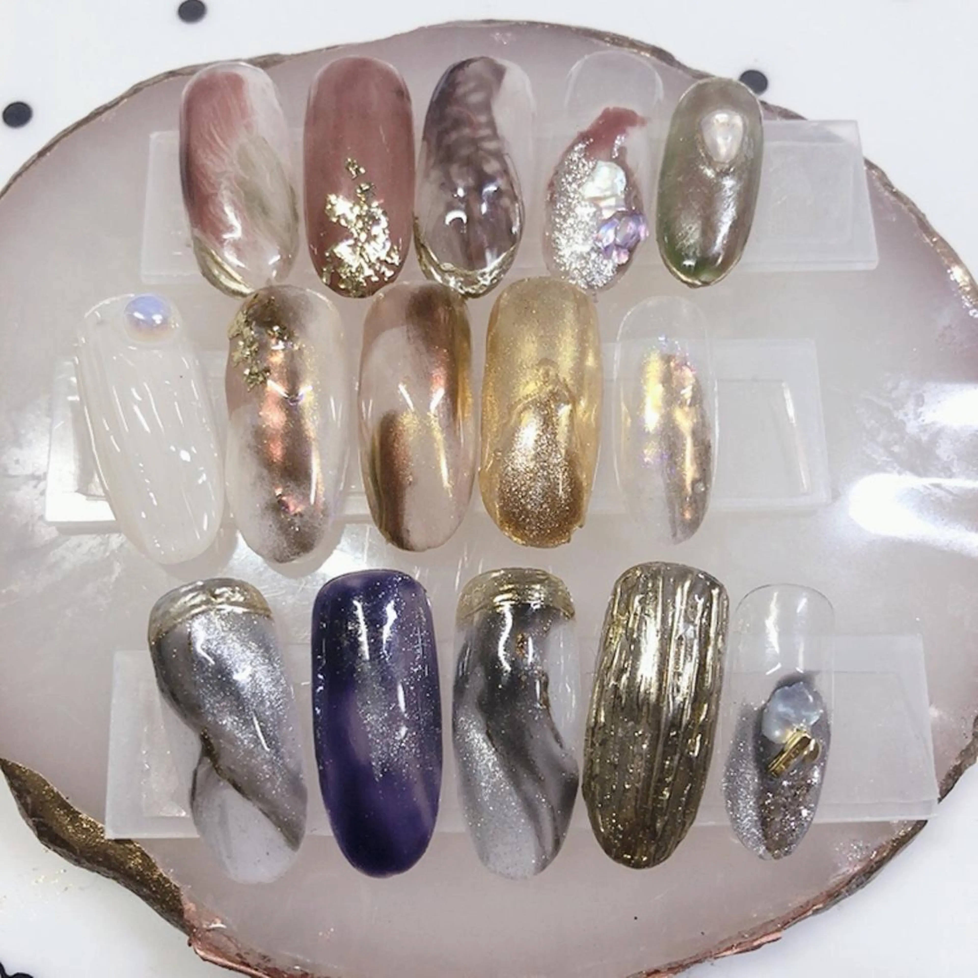 ネイル ニュアンスネイル 奥園 良恵のネイルデザイン