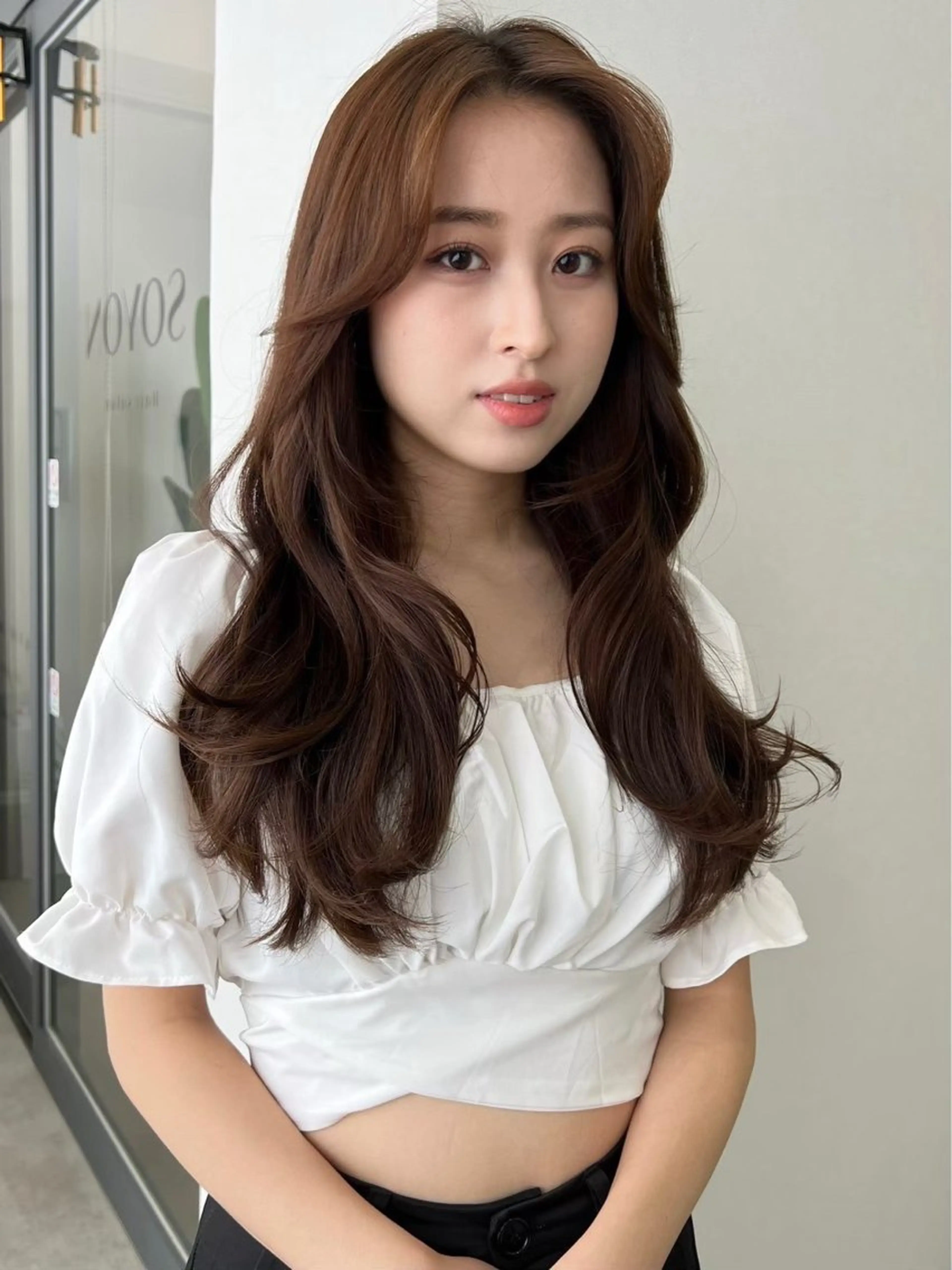 ロング ヘアカラー トリートメント SOYON豊田市駅店所属・髪質改善/ 上村旺武のヘアスタイル