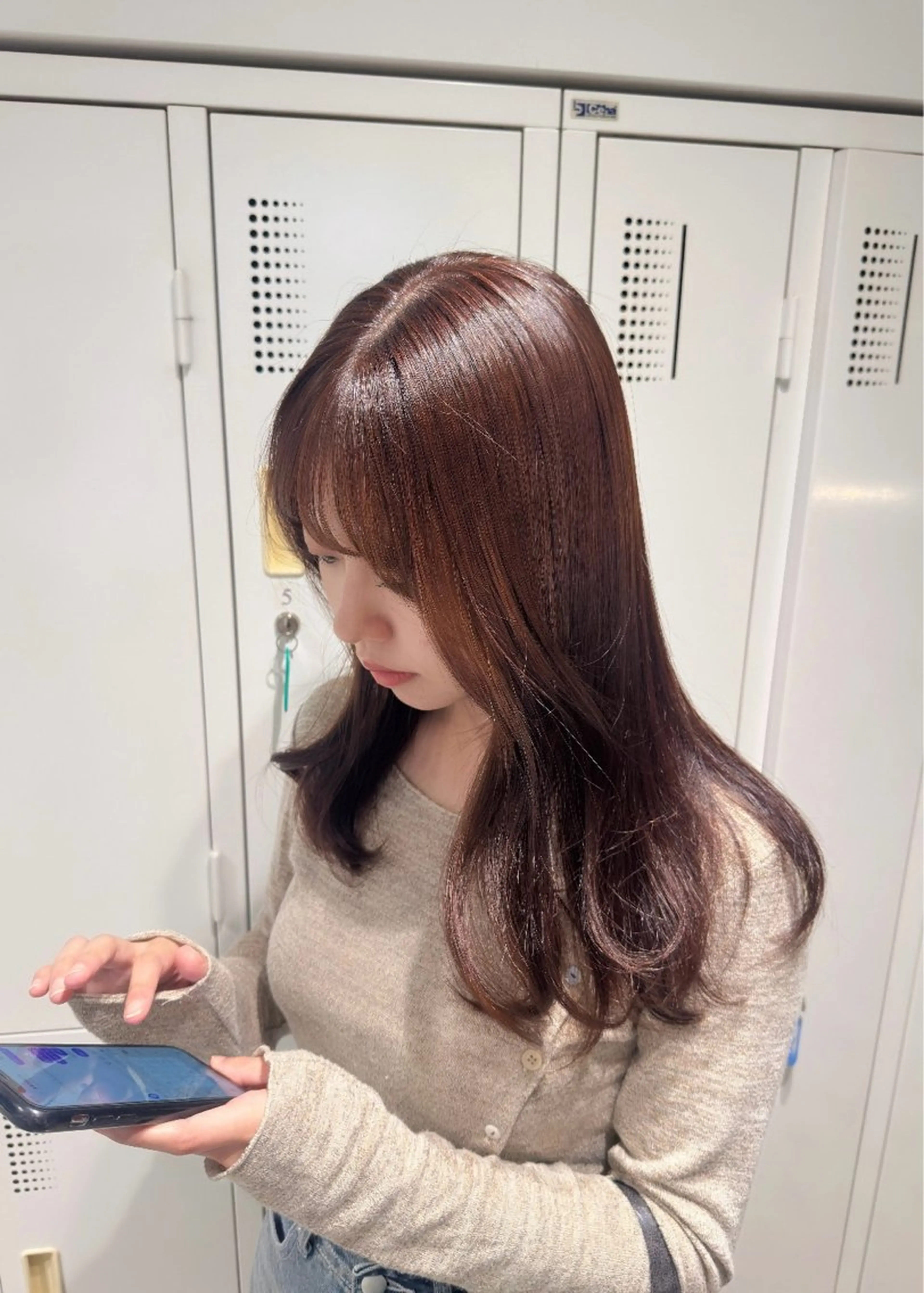 【透明感出したい方必見👀】ブリーチなしダブルカラー＋𝐀𝐮𝐣𝐮𝐚トリートメント𓂃🫧‪の写真