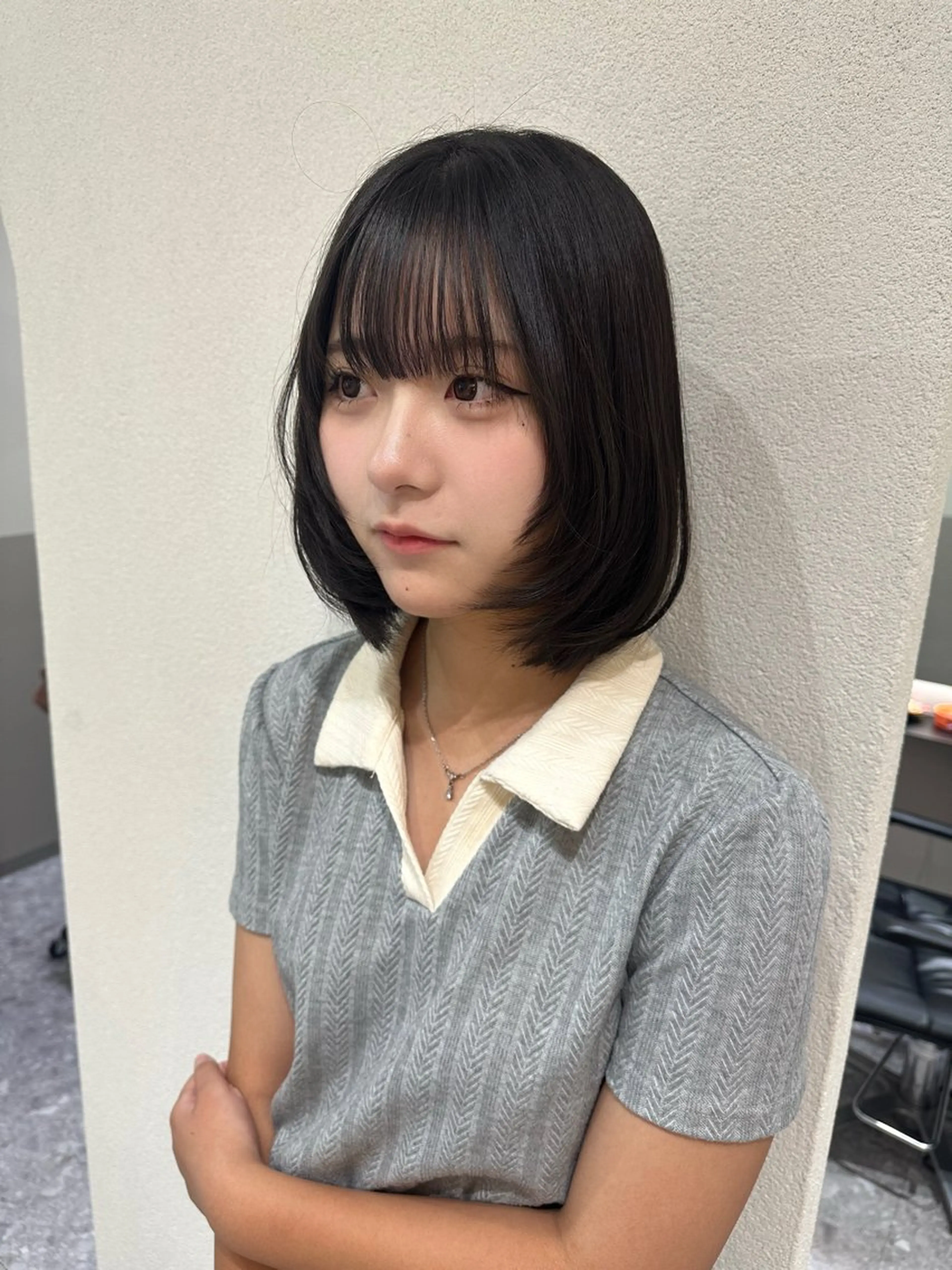 ショート カラー カット ヘアカラー トリートメント 🪞個室サロン/韓国 艶髪/keito🪞のヘアスタイル