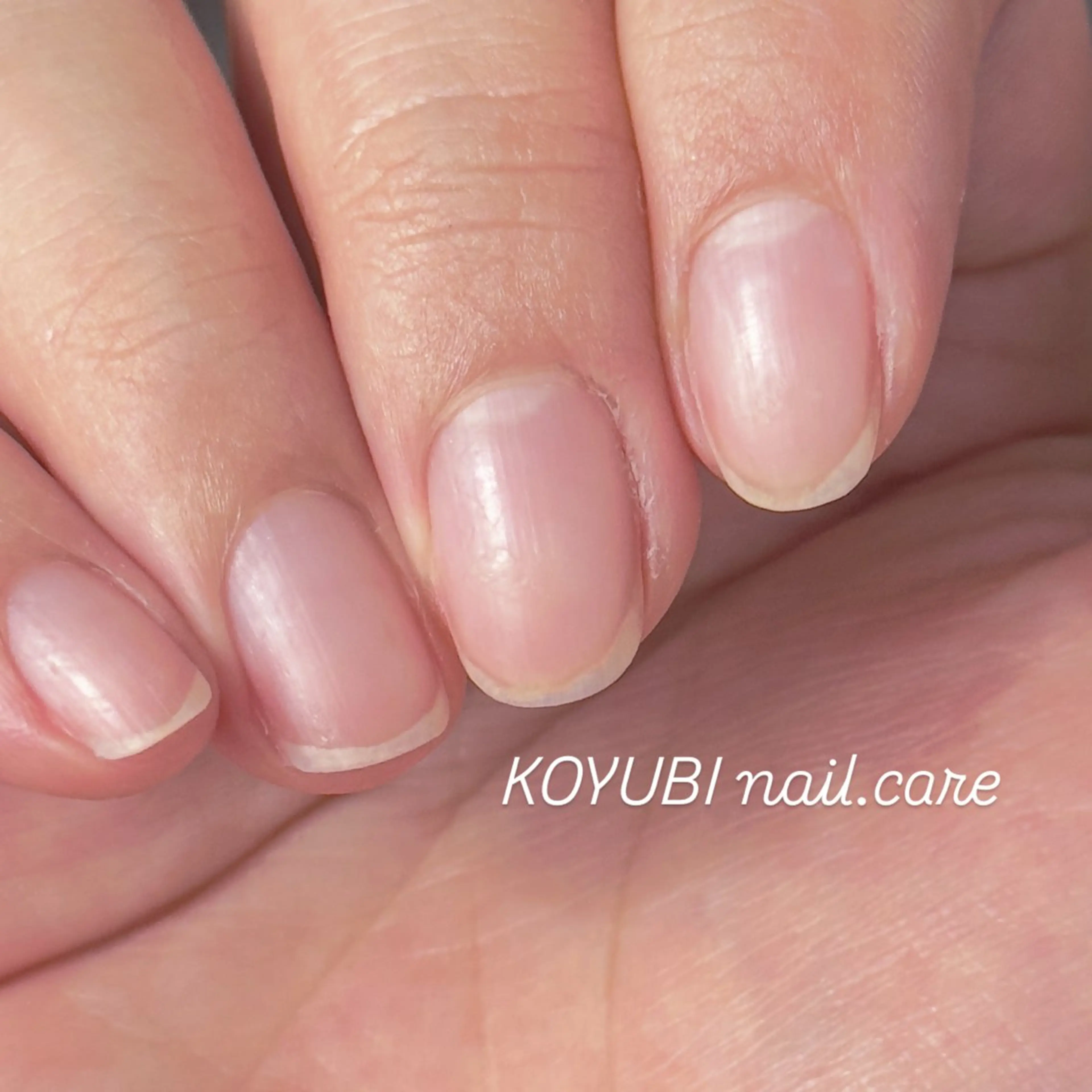 ネイル カジュアル クリアネイル オフィスネイル シンプルネイル Cure.美爪育成 salon大関のネイルデザイン