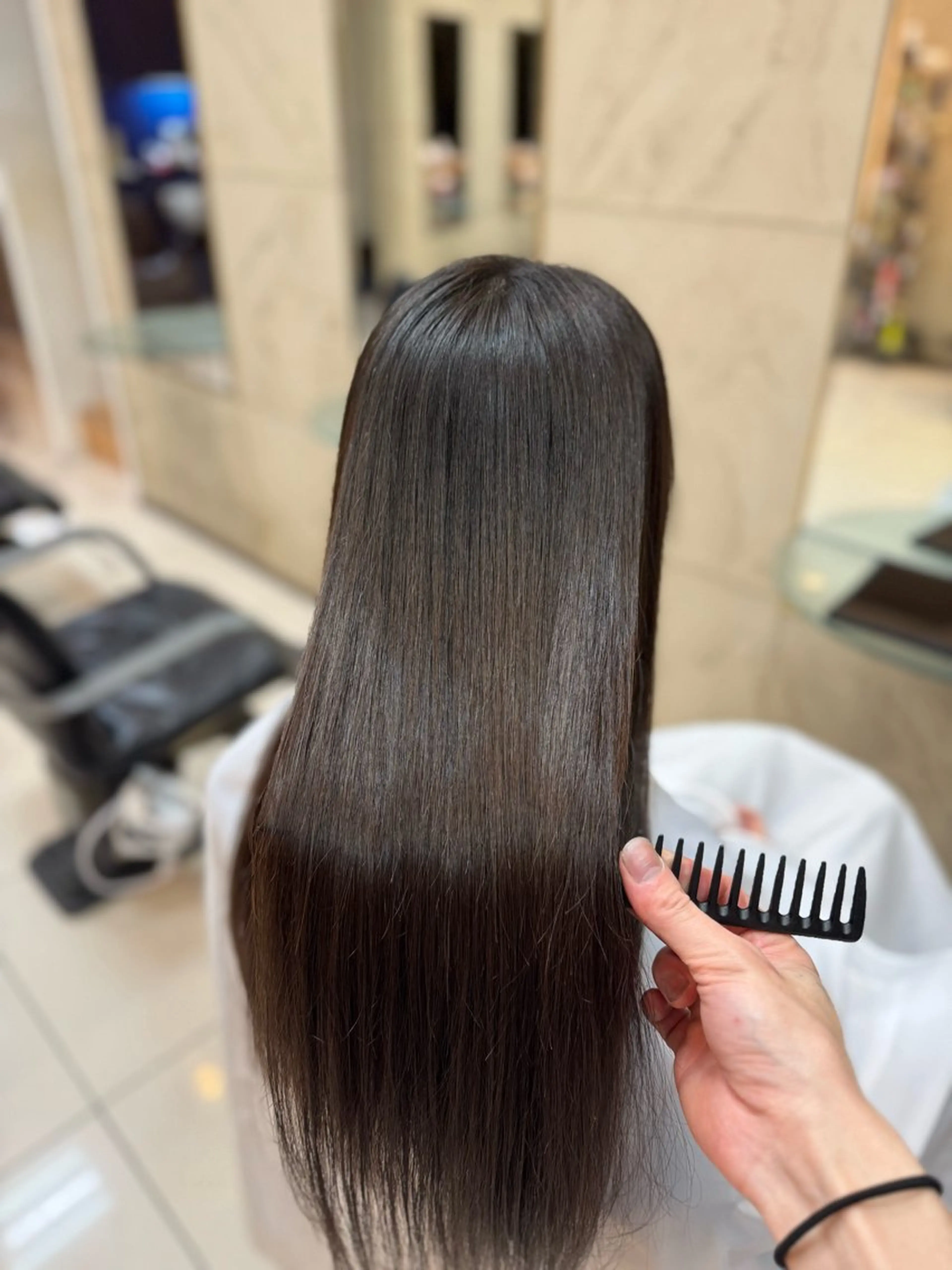 ロング 髪質改善 カット 縮毛矯正 HIROKI/レイヤ ーカット／美髪のヘアスタイル