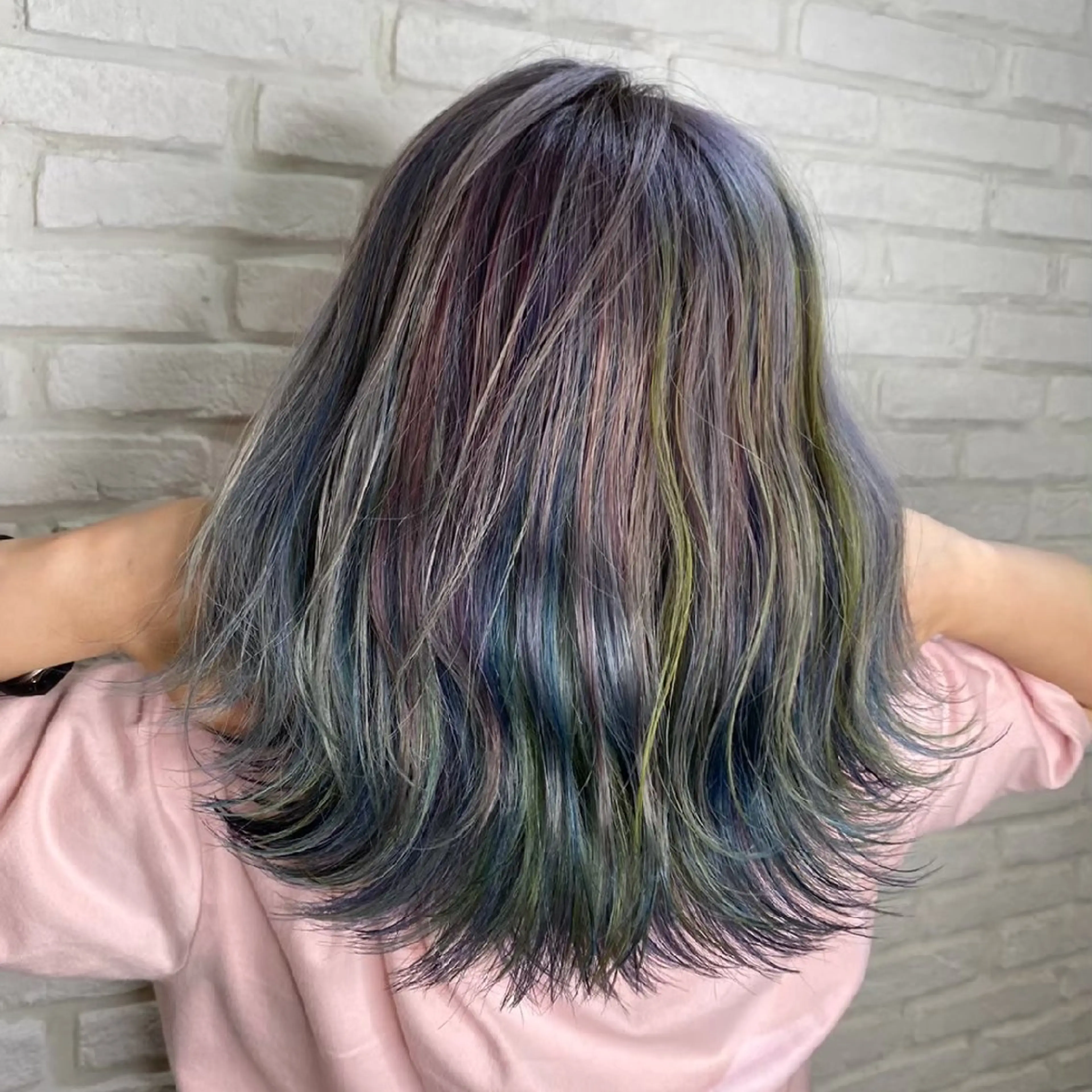 ミディアム カラー カット ヘアカラー トリートメント ✂ 大通の美容室 ✂ Ｋ Ａ Ｉのヘアスタイル