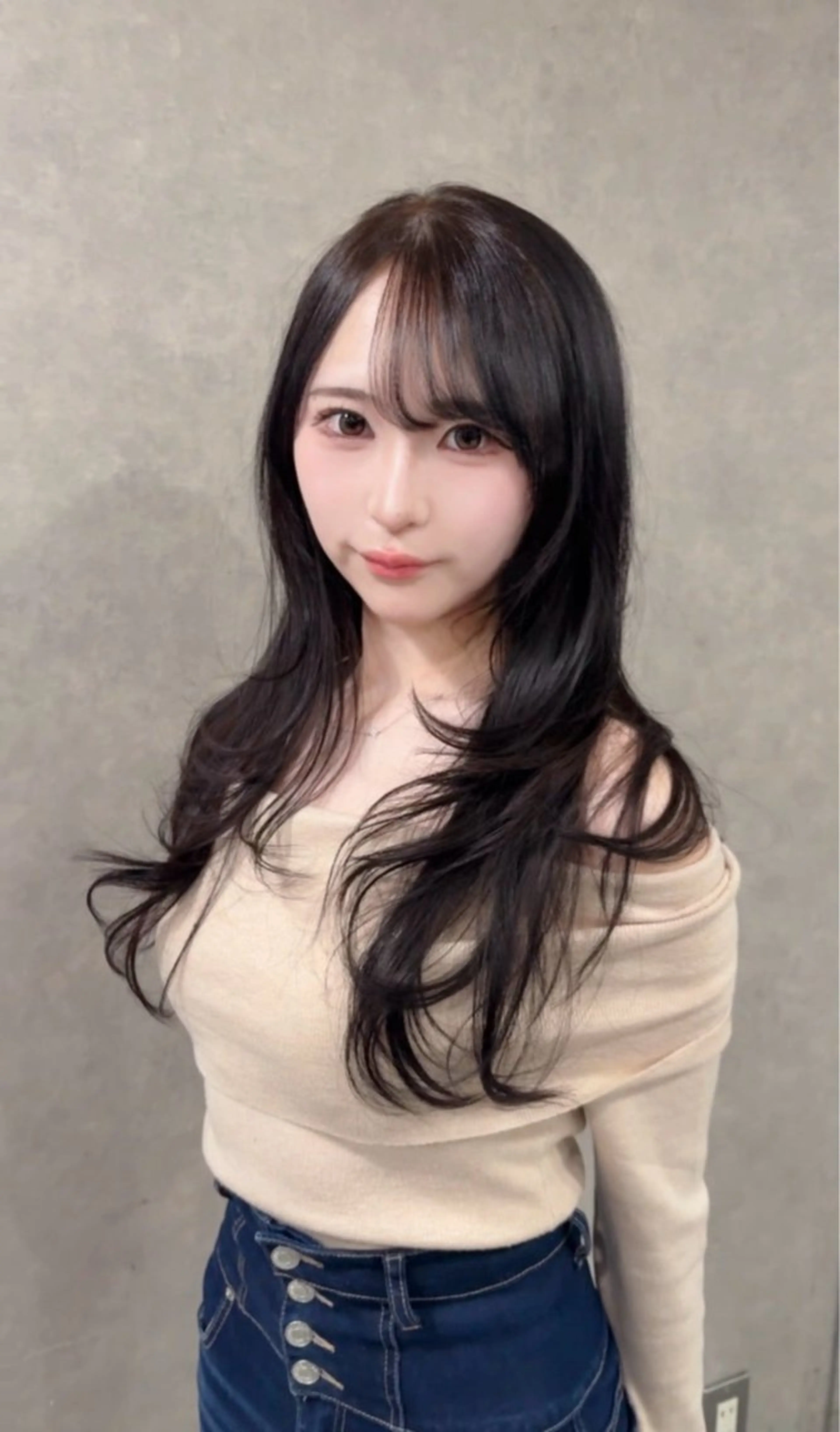 ロング カット ヘアカラー REDEAL ope. 大宮所属・がわ/ハイレイヤー /ハイトーンカラーのヘアスタイル