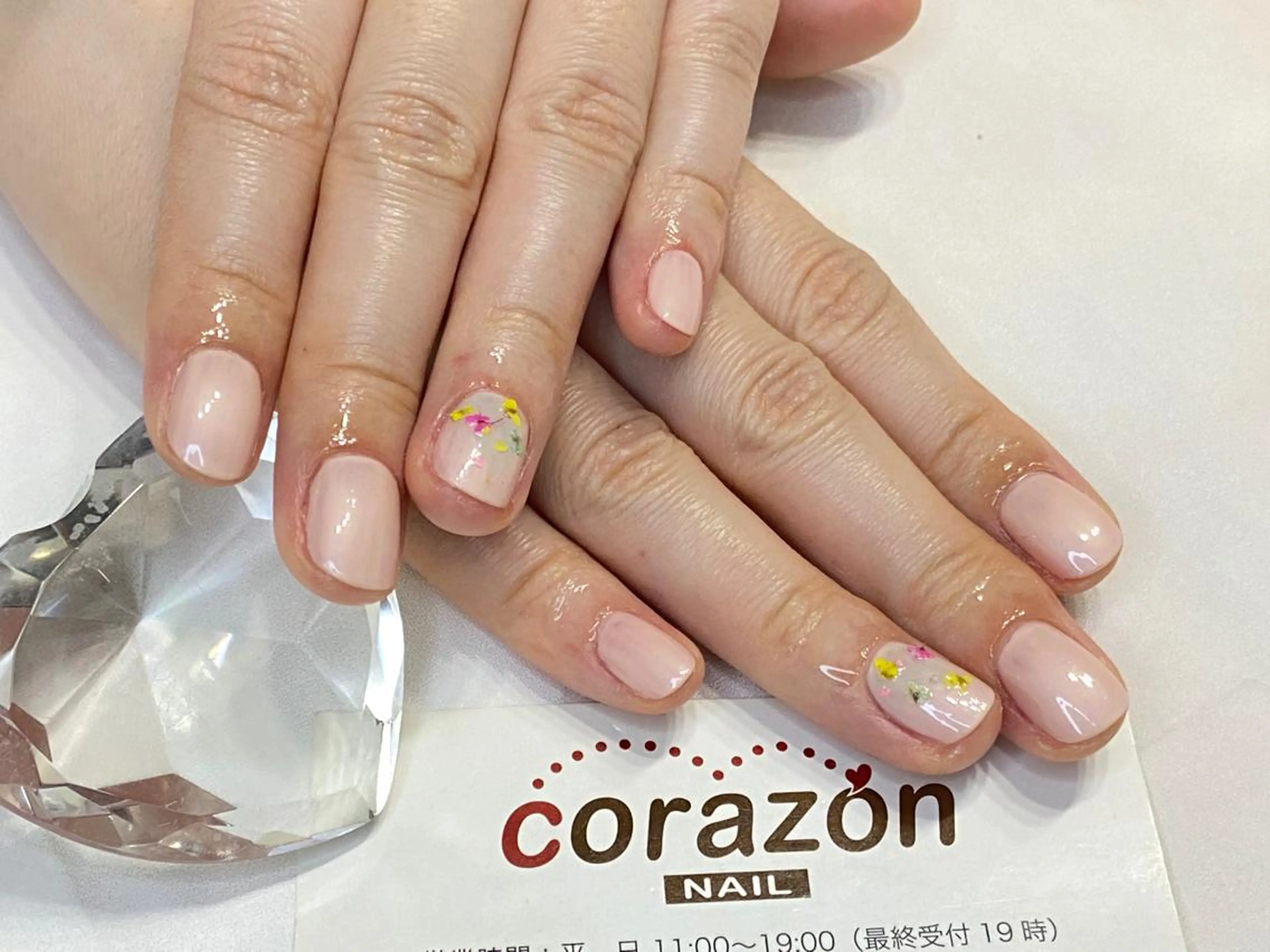 ネイル 大理石ネイル(マーブル) シンプルネイル 春ネイル corazon所属・ネイリスト aicoのネイルデザイン