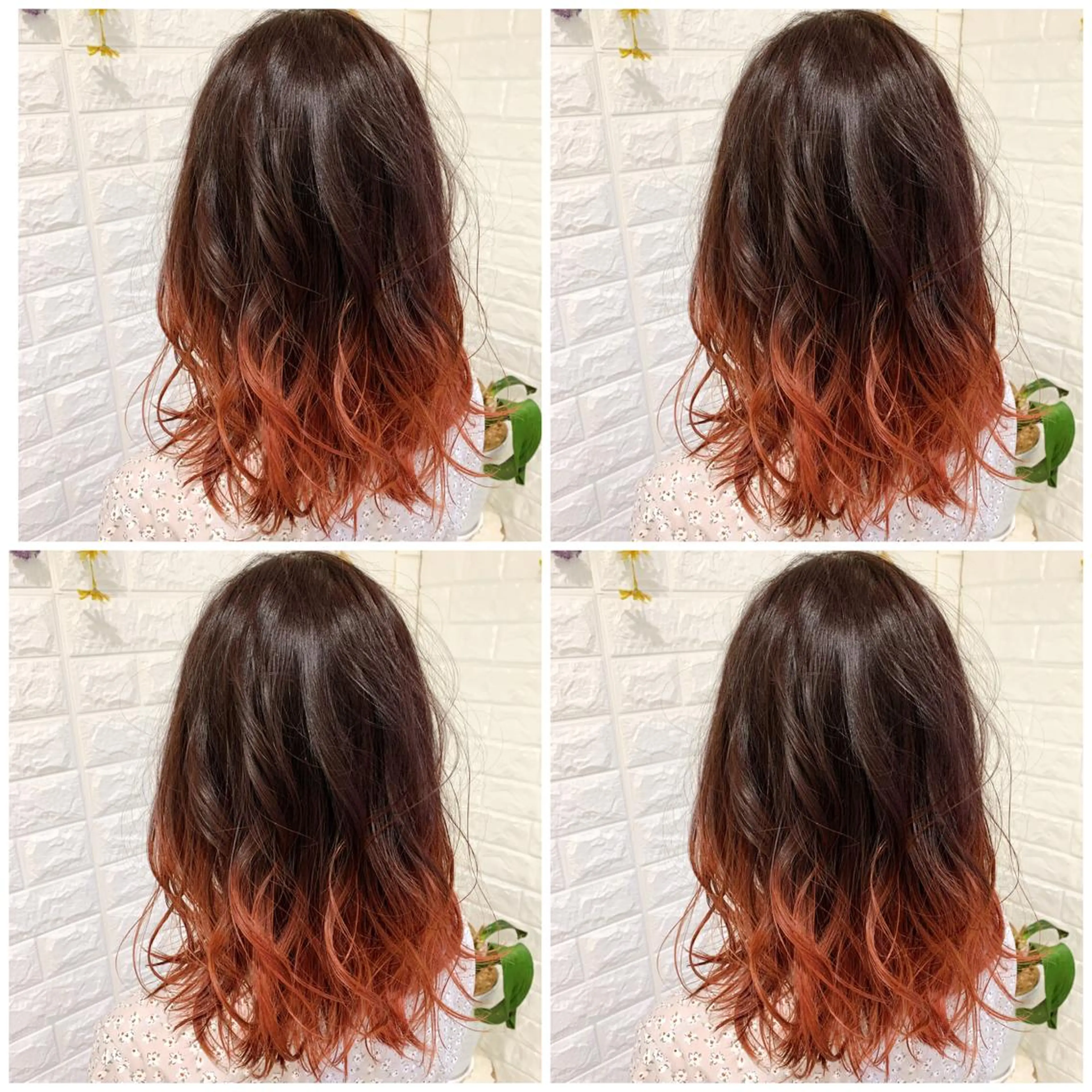 ロング カラー ブリーチ グラデーションカラー ピンクカラー レッドカラー ヘアカラー トリートメント ハイトーン/ブリーチ 山崎　悠次のヘアスタイル