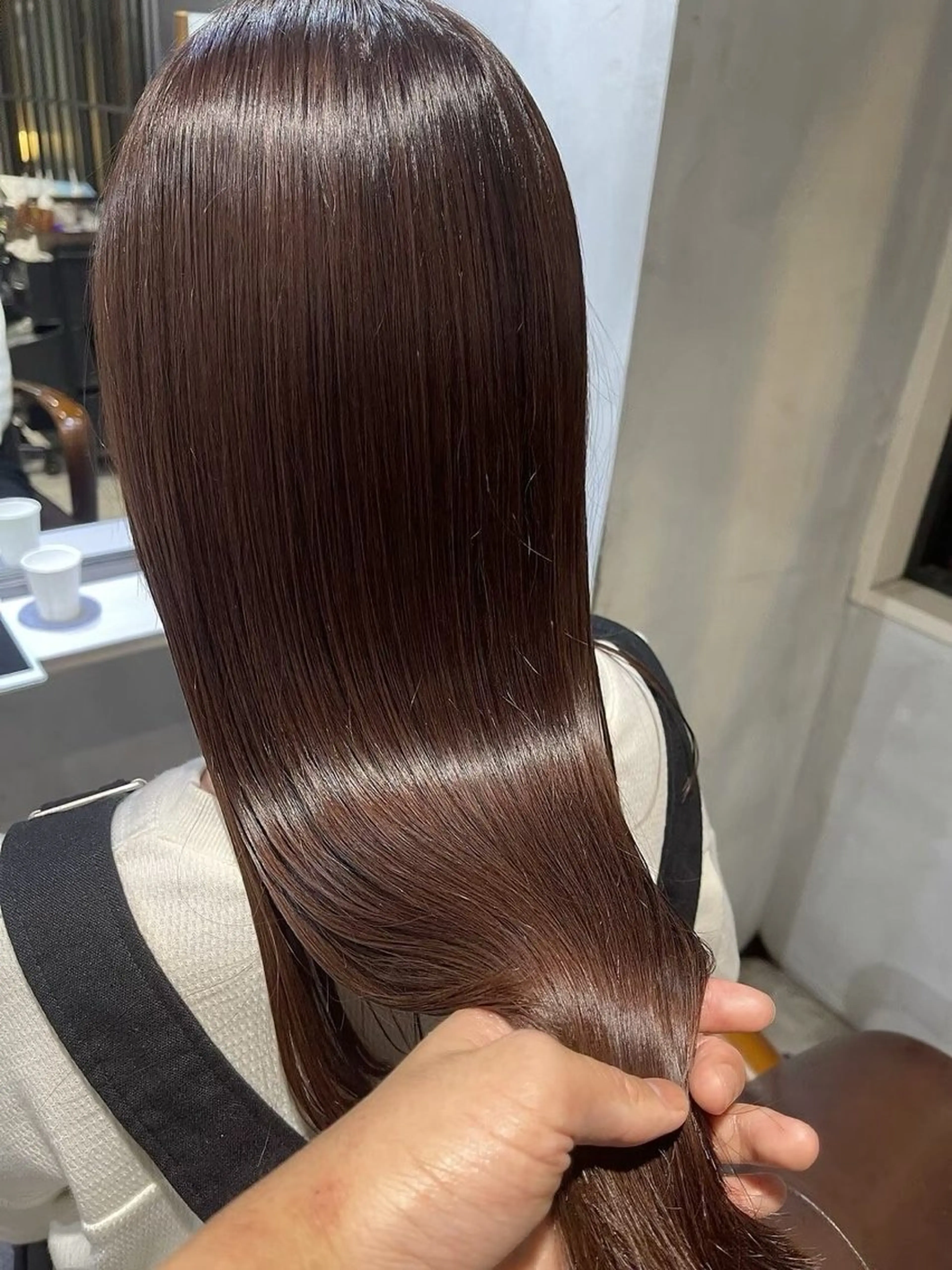 ロング カラー ヘアカラー トリートメント ナチュラル🫧透明感 艶髪✨️亘 蓮太のヘアスタイル