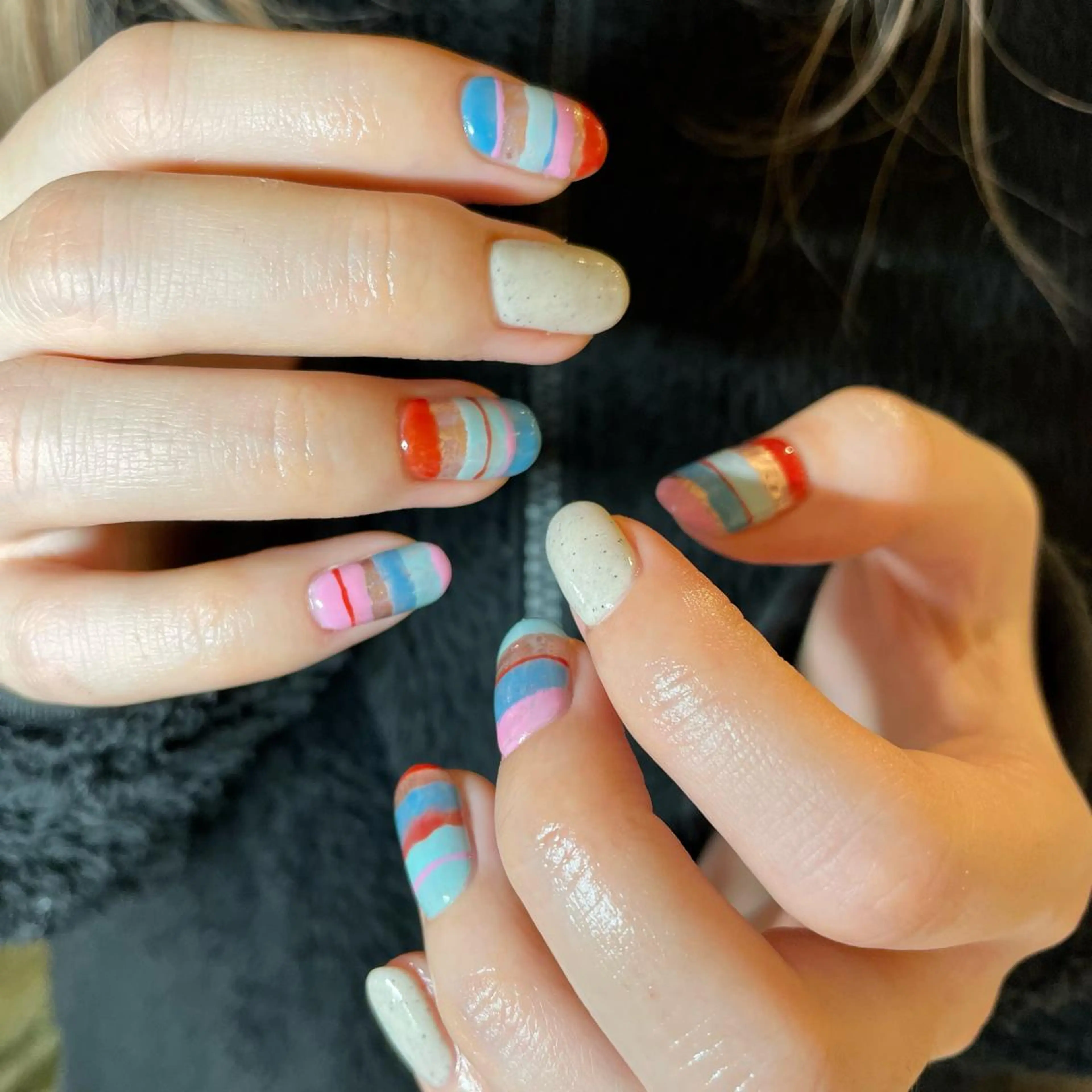 ネイル AOI✩⡱ y2kネイルのネイルデザイン