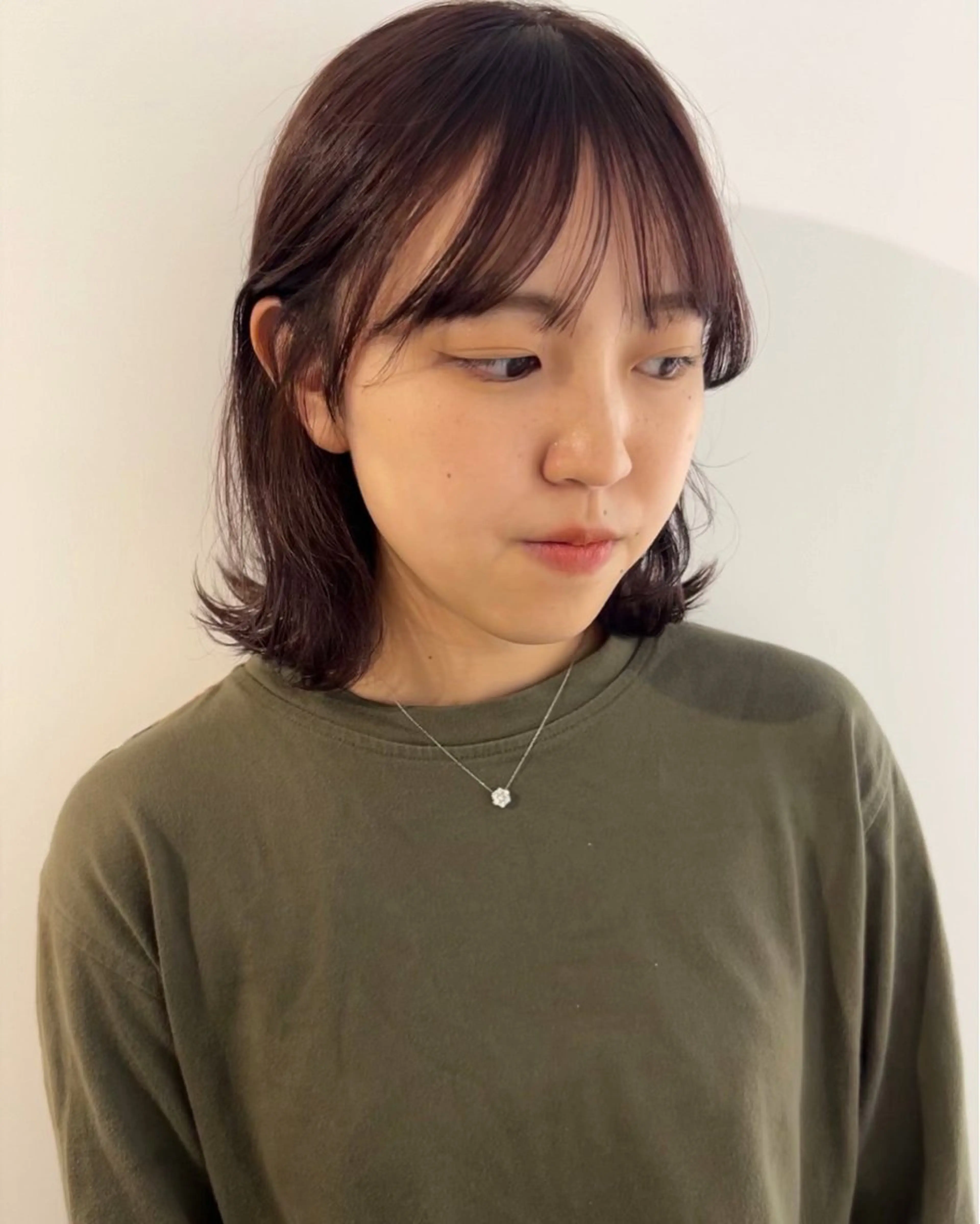 ミディアム カラー Ata.所属・kubo nozomiのヘアスタイル