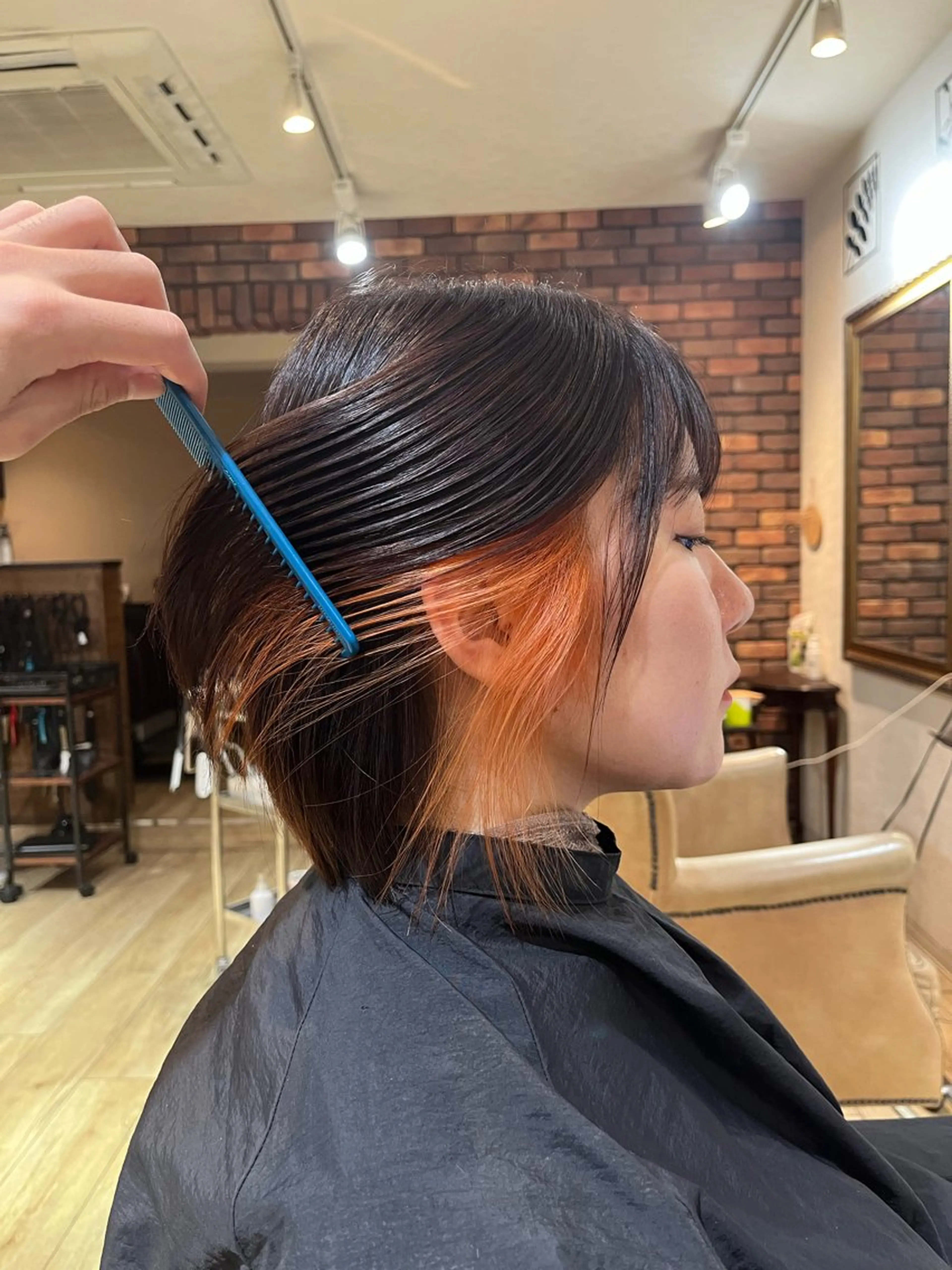 ショート カラー ブリーチ ブリーチなしカラー 縮毛矯正 ヘアカラー VOYAGE所属・中園 康のヘアスタイル