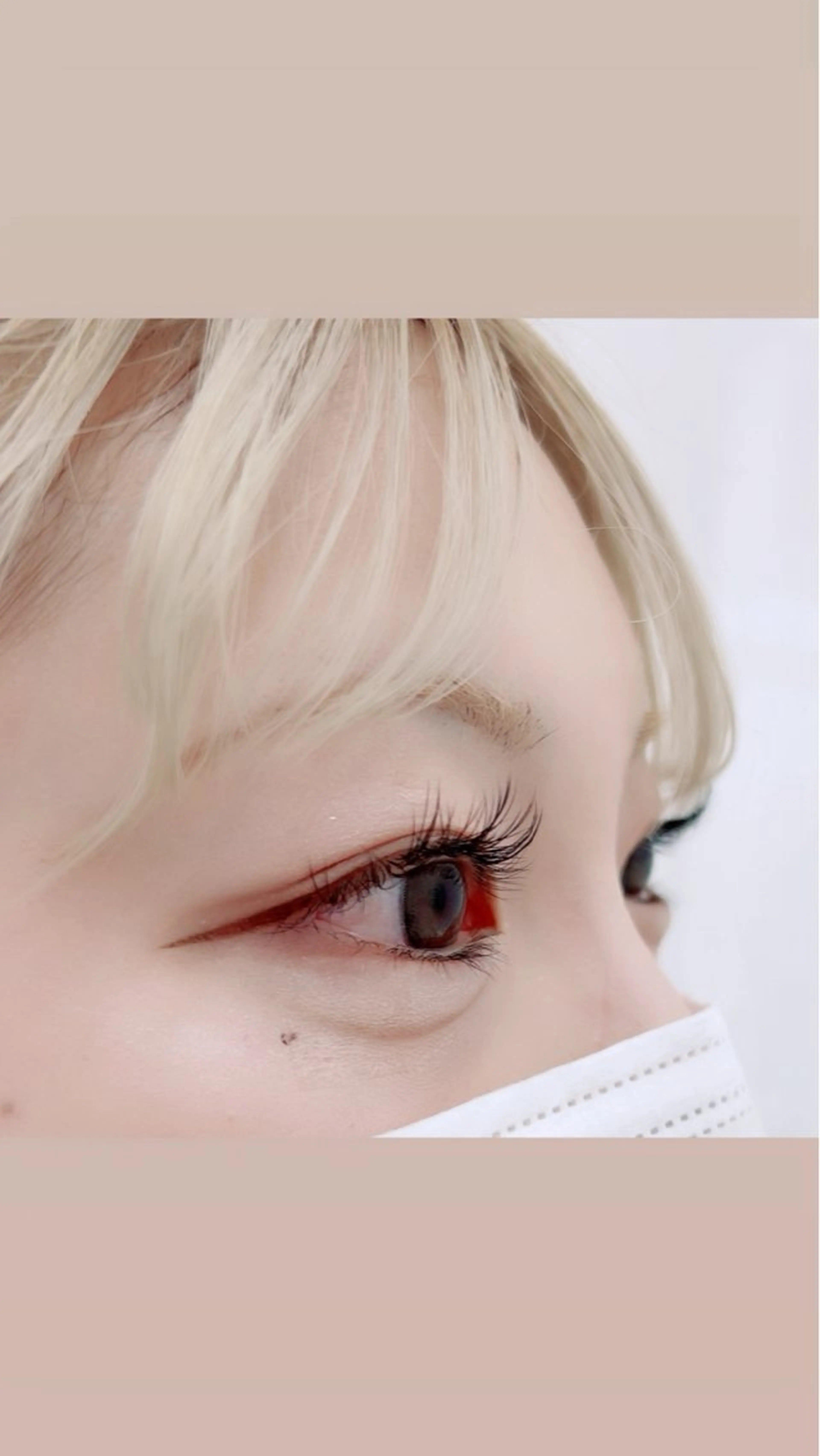 マツエク・マツパ フラットラッシュ Lien eyelashのマツエク・マツパデザイン