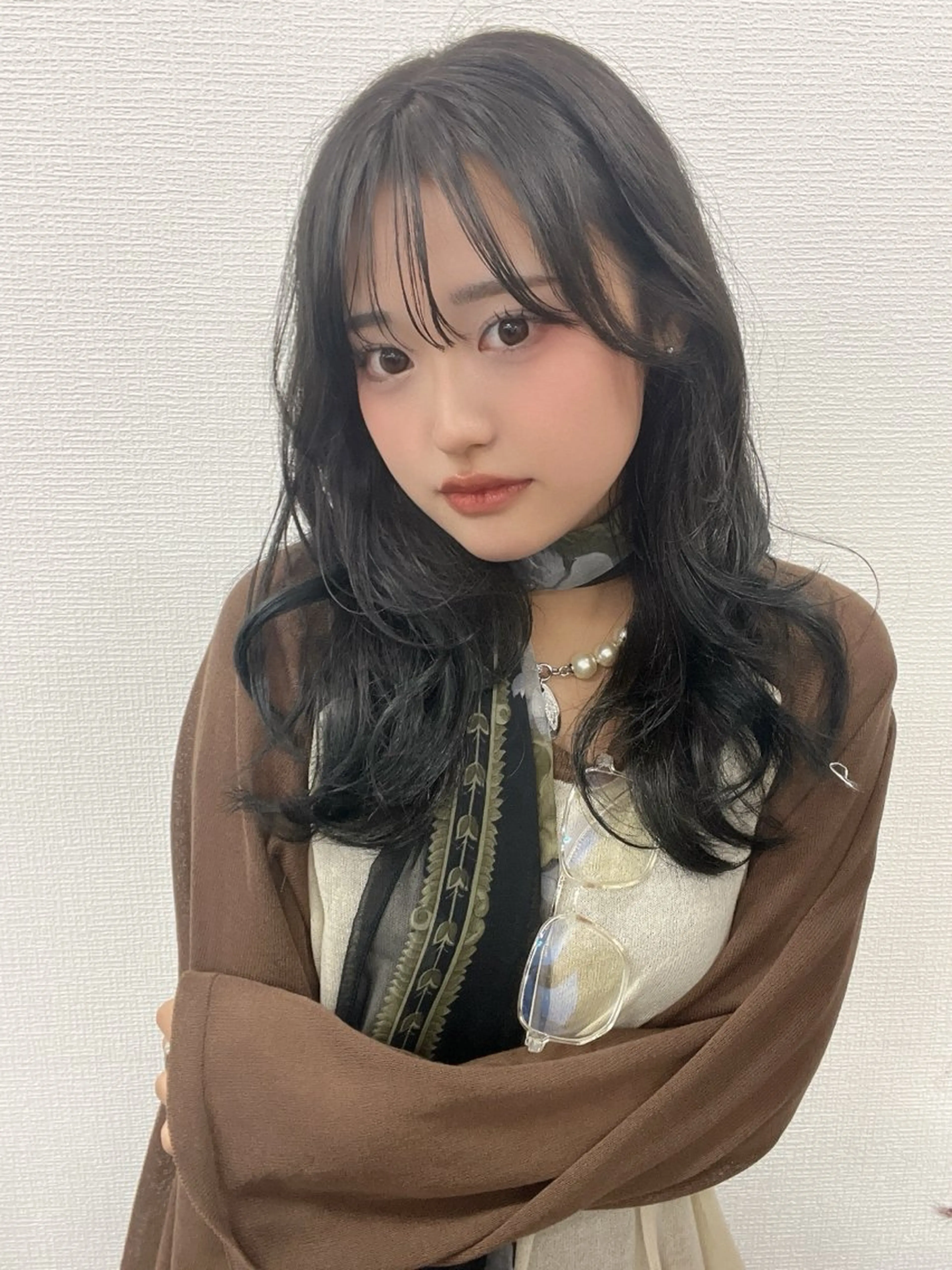 セミロング カラー 🎀愛されgirly ヘア🫧Ayakaのヘアスタイル