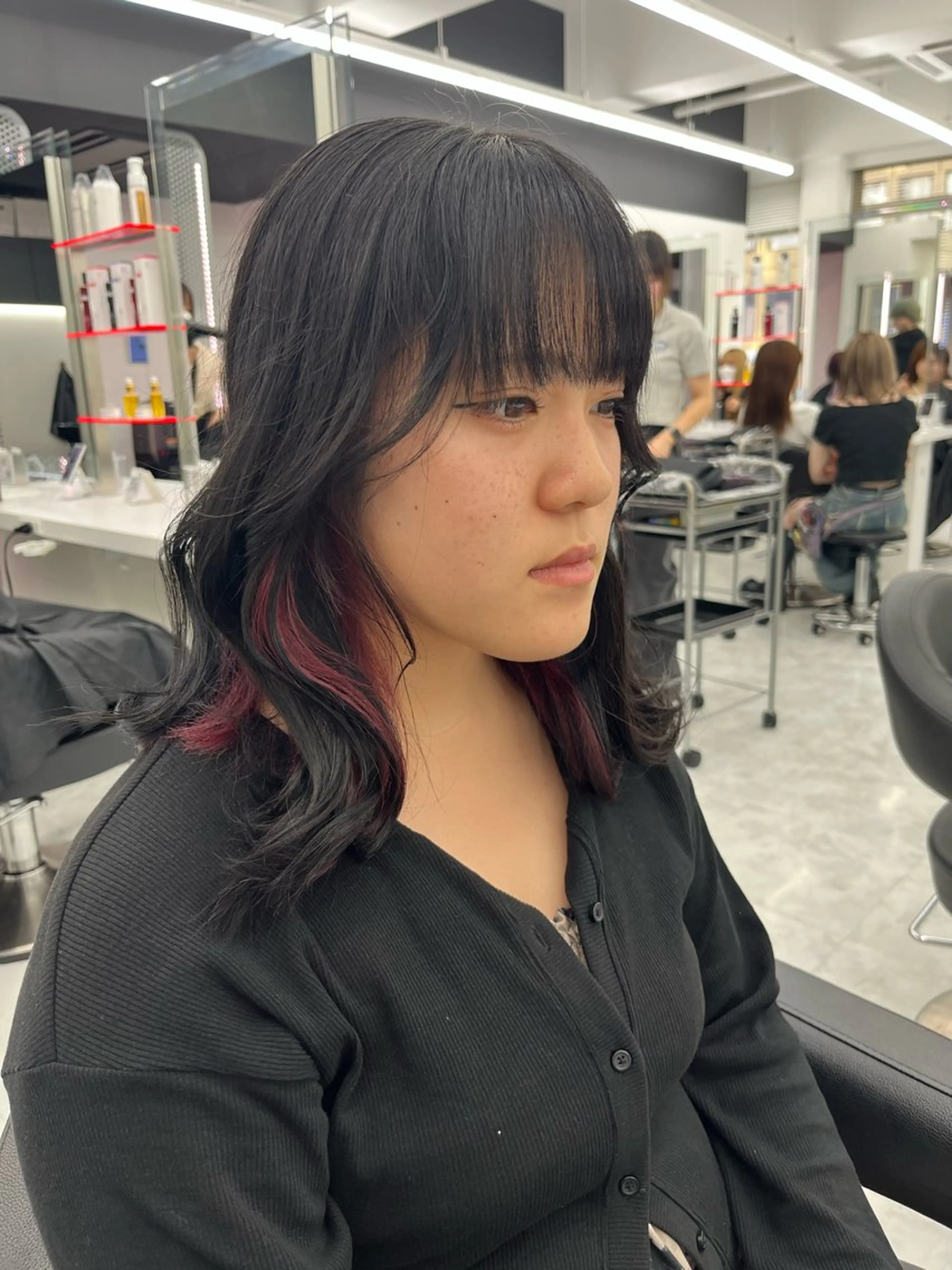 セミロング カラー ヘアカラー トリートメント 💖トレンド秋冬 カラー💖FUTAのヘアスタイル