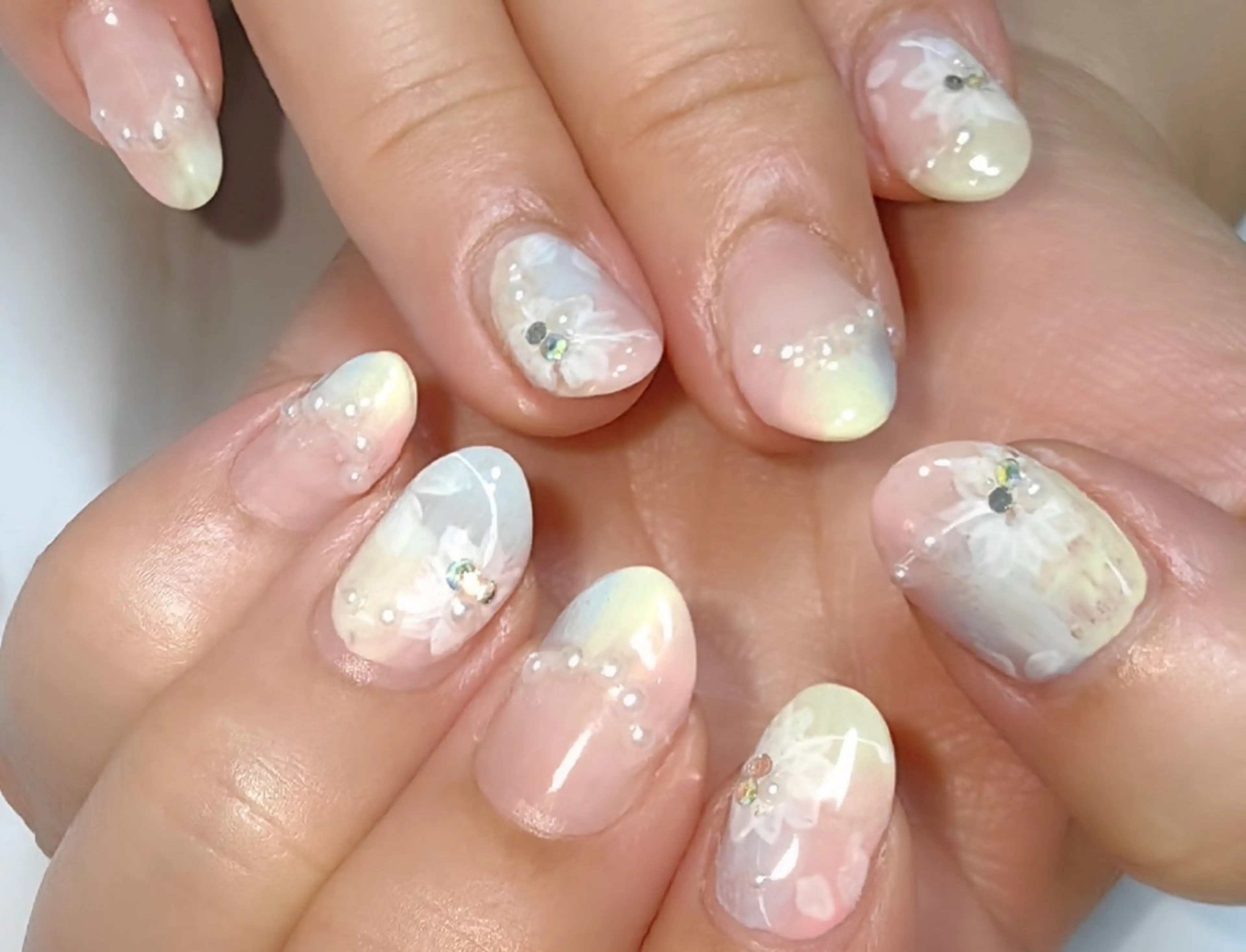 ネイル パステルネイル ハンドネイル reve あやののネイルデザイン