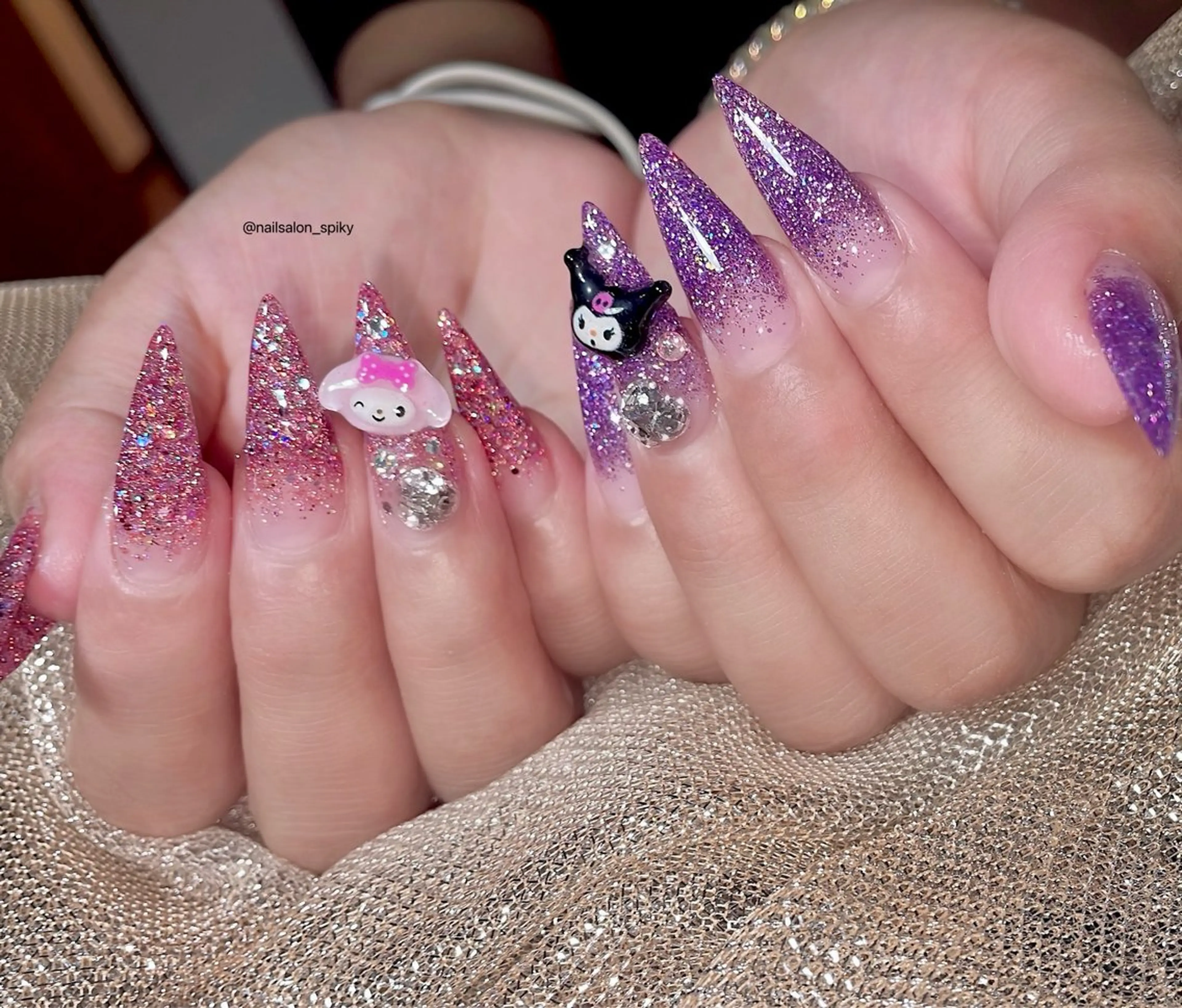 ネイル Spiky とうげ ふうかのネイルデザイン