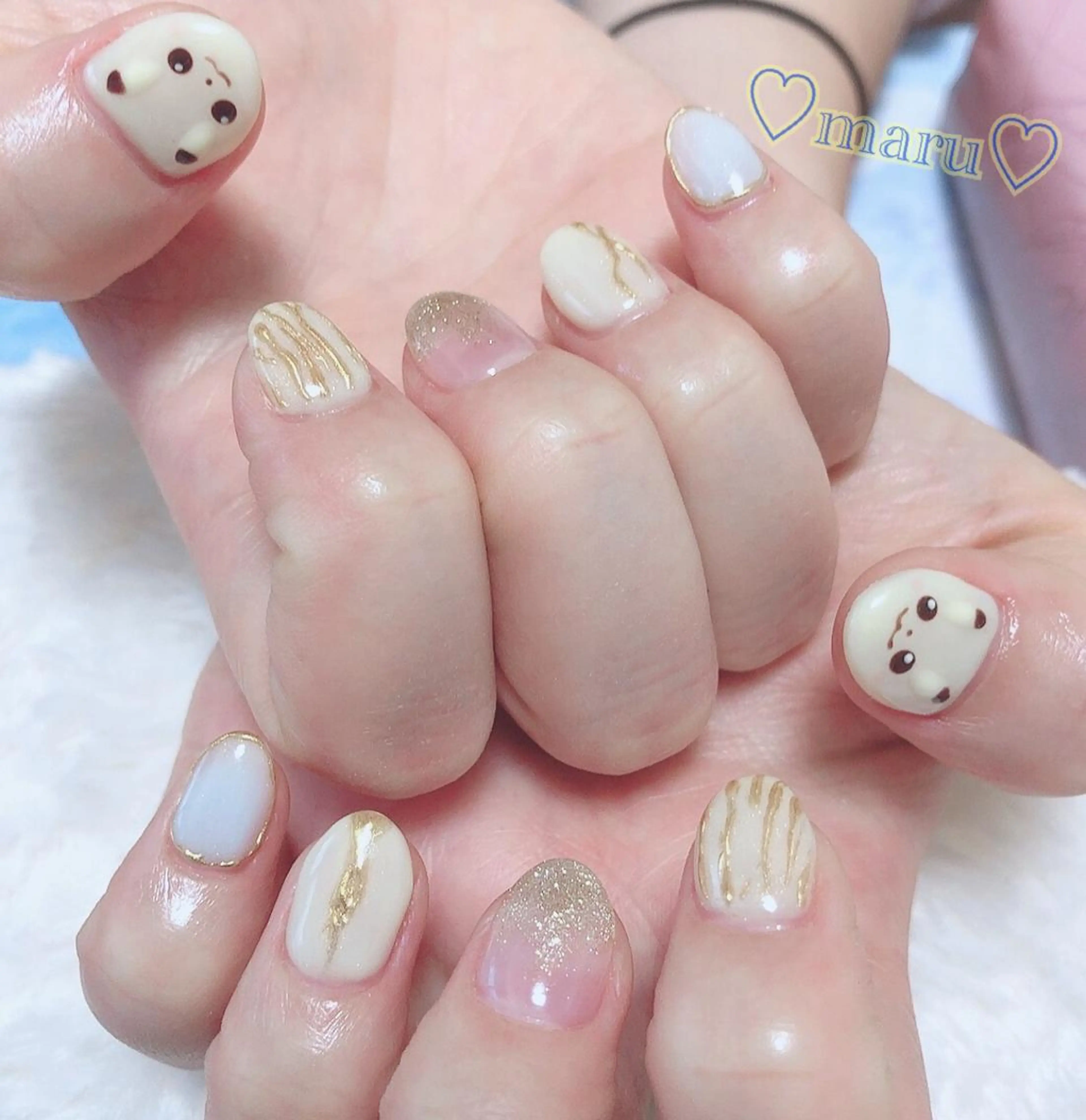 ネイル ハンドネイル フットネイル まるみ ♡のネイルデザイン