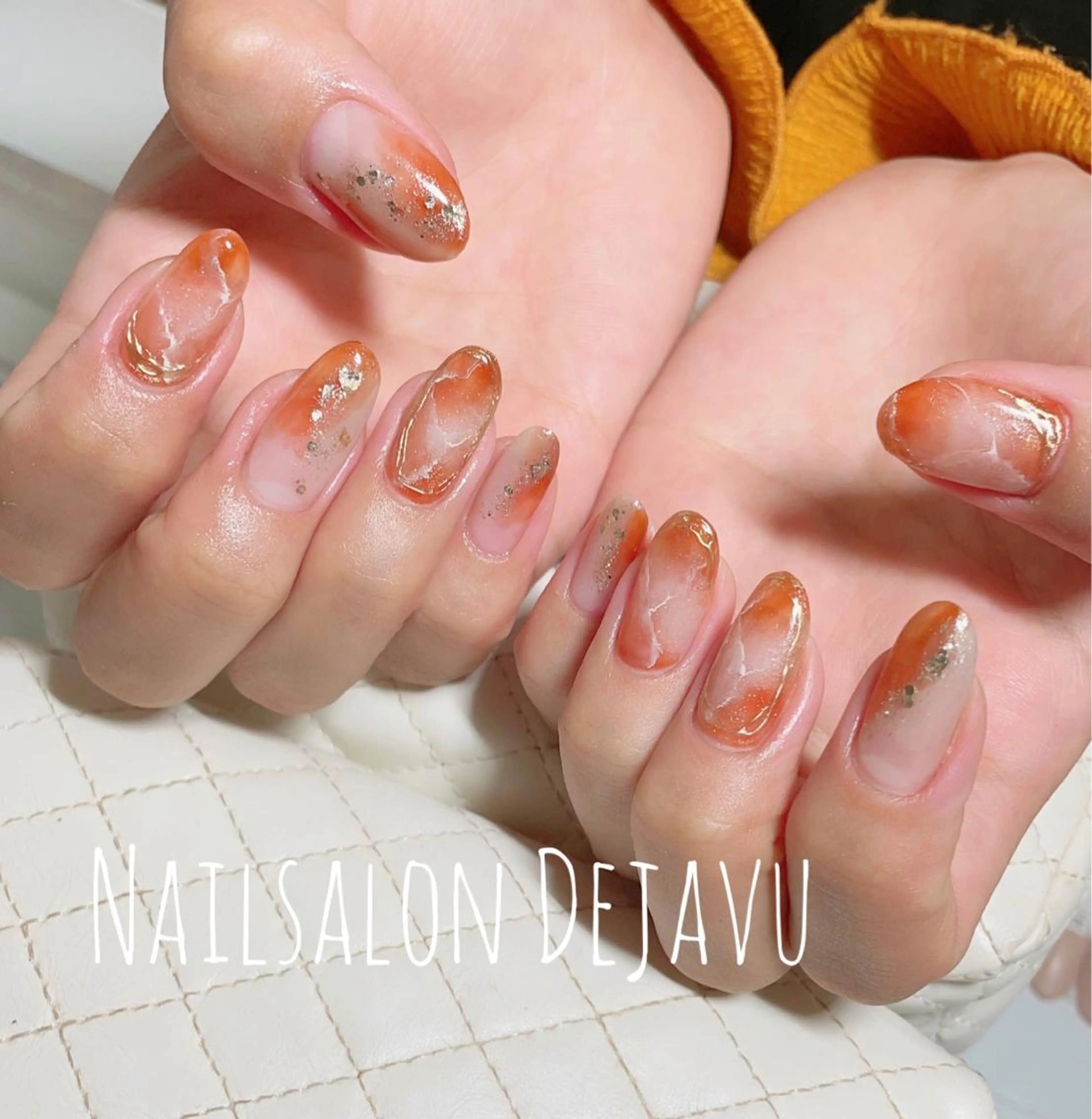 ネイル アートネイル 大理石ネイル(マーブル) ニュアンスネイル 春ネイル Dejavu所属・Nail salon Dejavu 🌿のネイルデザイン