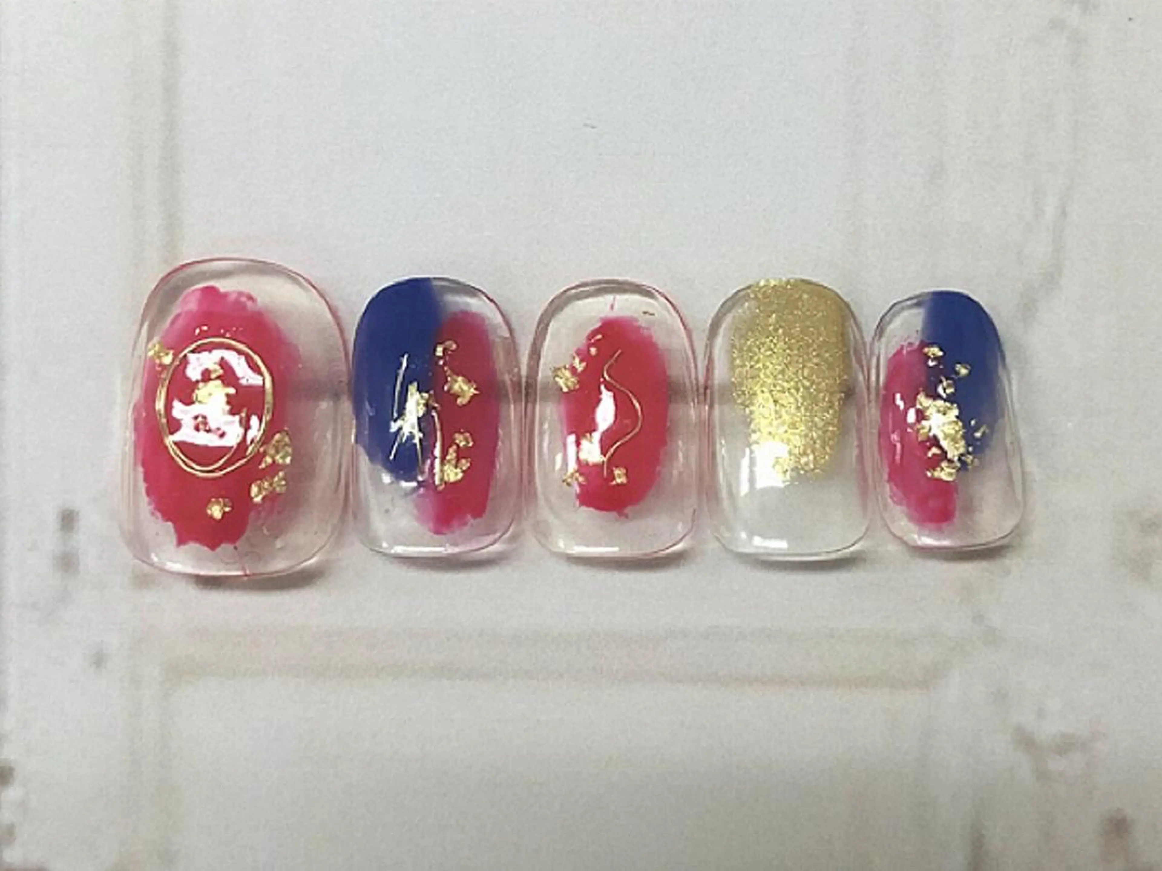 ショート カラー ネイル chéri sinagawaのネイルデザイン