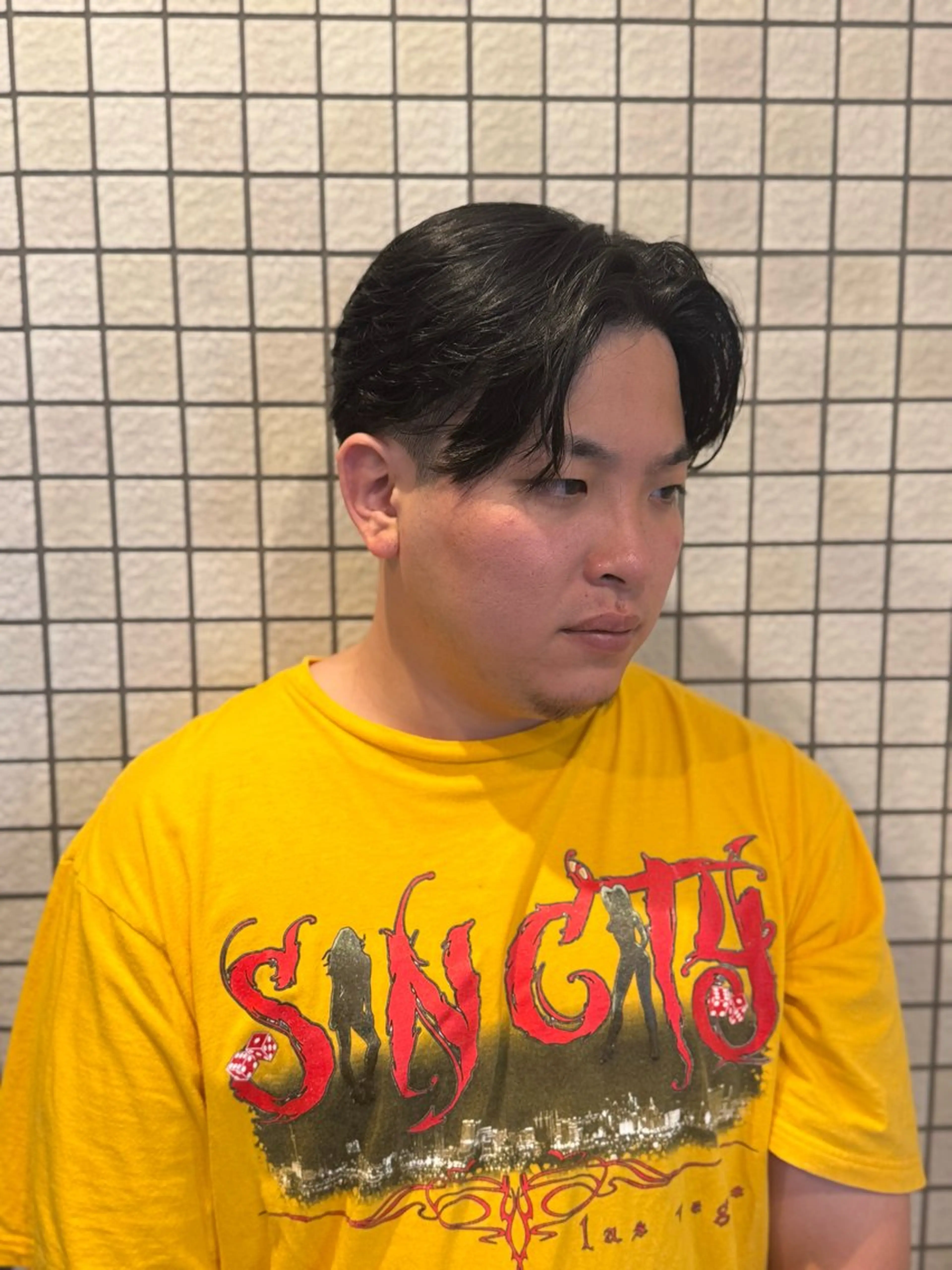 メンズ カット leo/ロング／ レイヤーカット✨のヘアスタイル