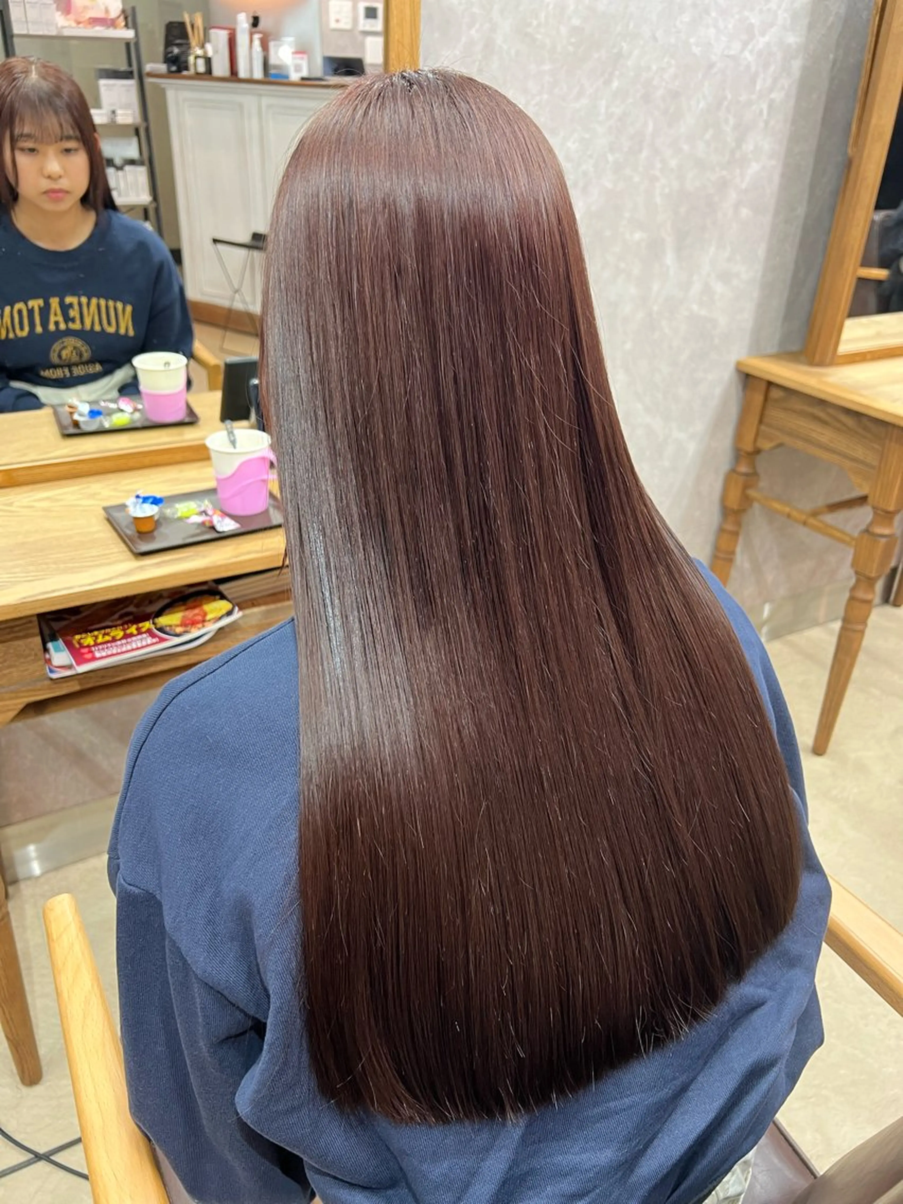 ロング カラー ベージュカラー ピンクカラー ピンクベージュ 縮毛矯正 men's&ladys J'sGrace【メンズアンドレディース ジェイズグレイス】所属・🌻J'sGrace /JUMA🌻のヘアスタイル