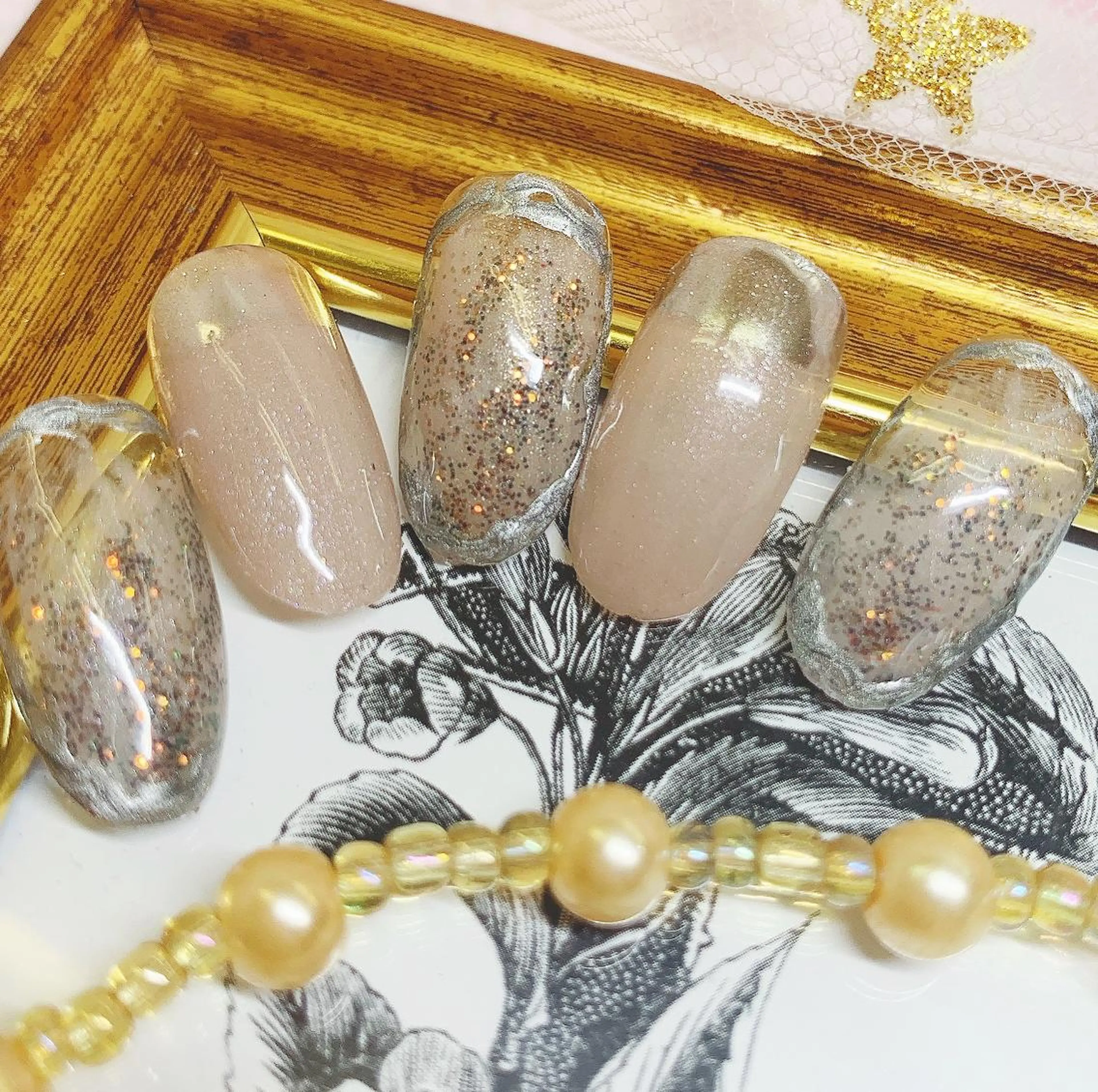 ネイル 🦋ネイルサロン ブラン🌈ゆりのネイルデザイン