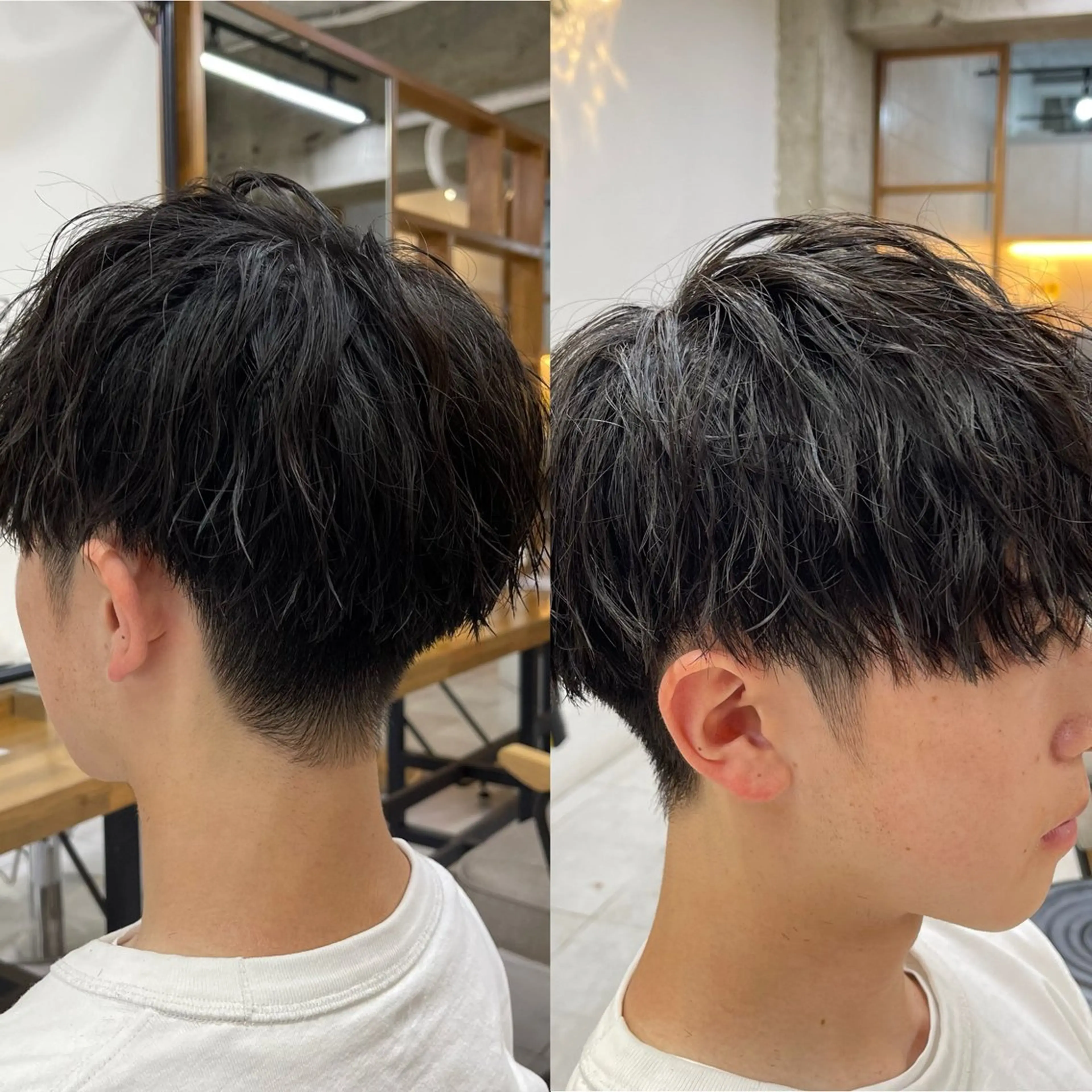 ショート カット パーマ 韓国スタイル🌈木村 和祐🌈のヘアスタイル