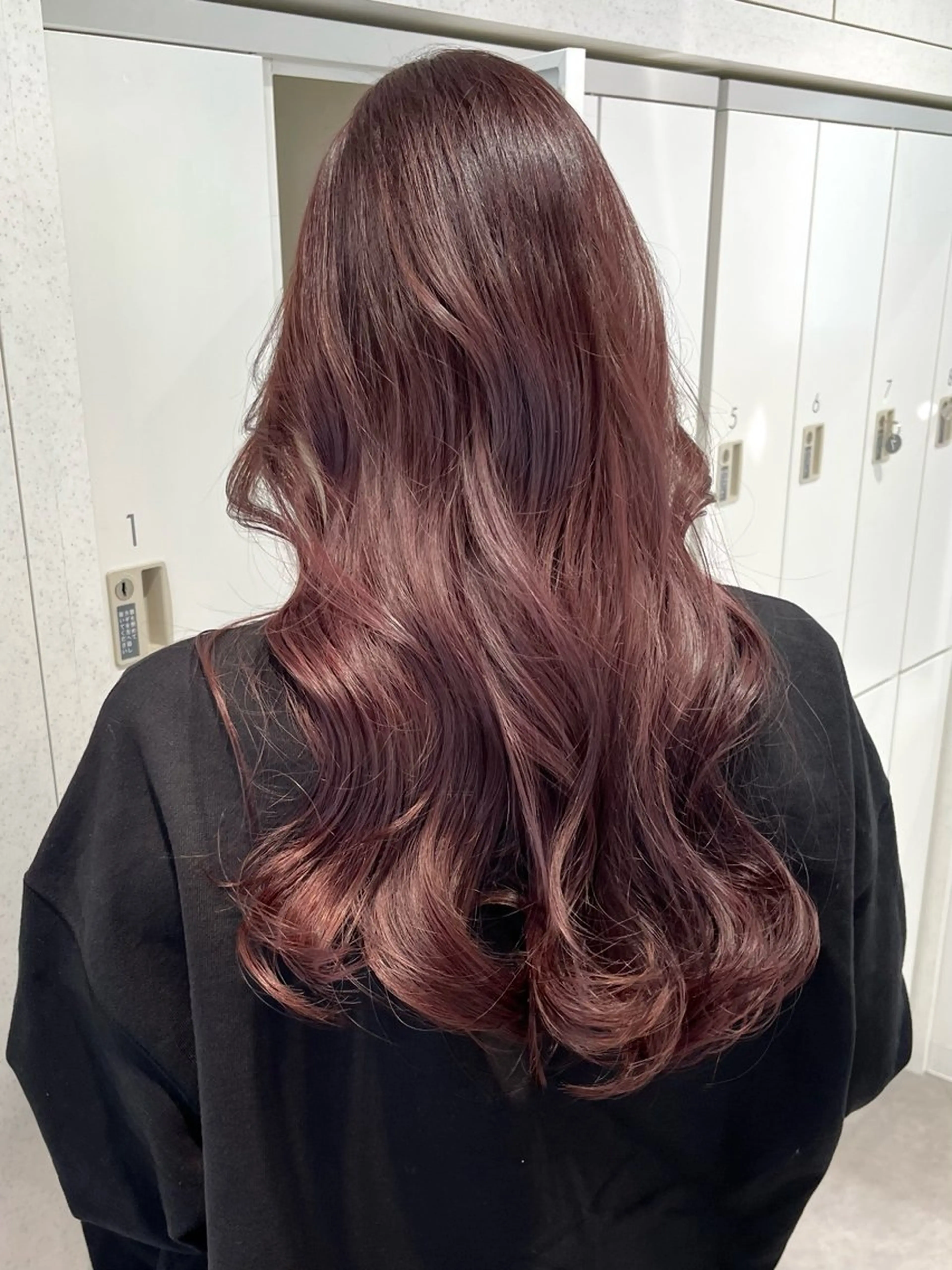 ロング カラー ヘアカラー トリートメント 韓国ハッシュカット/ 新宿/髪質改善/岡崎のヘアスタイル