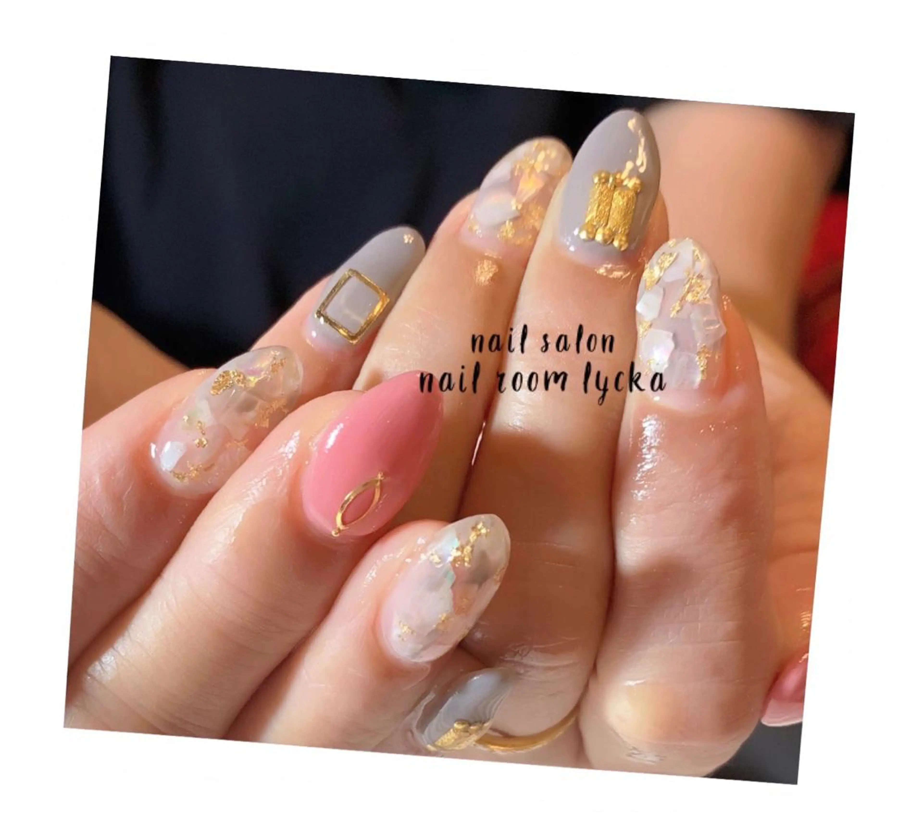 ネイル ﾈｲﾙﾙｰﾑﾘｯｶ 𝐦𝐚𝐲𝐮のネイルデザイン