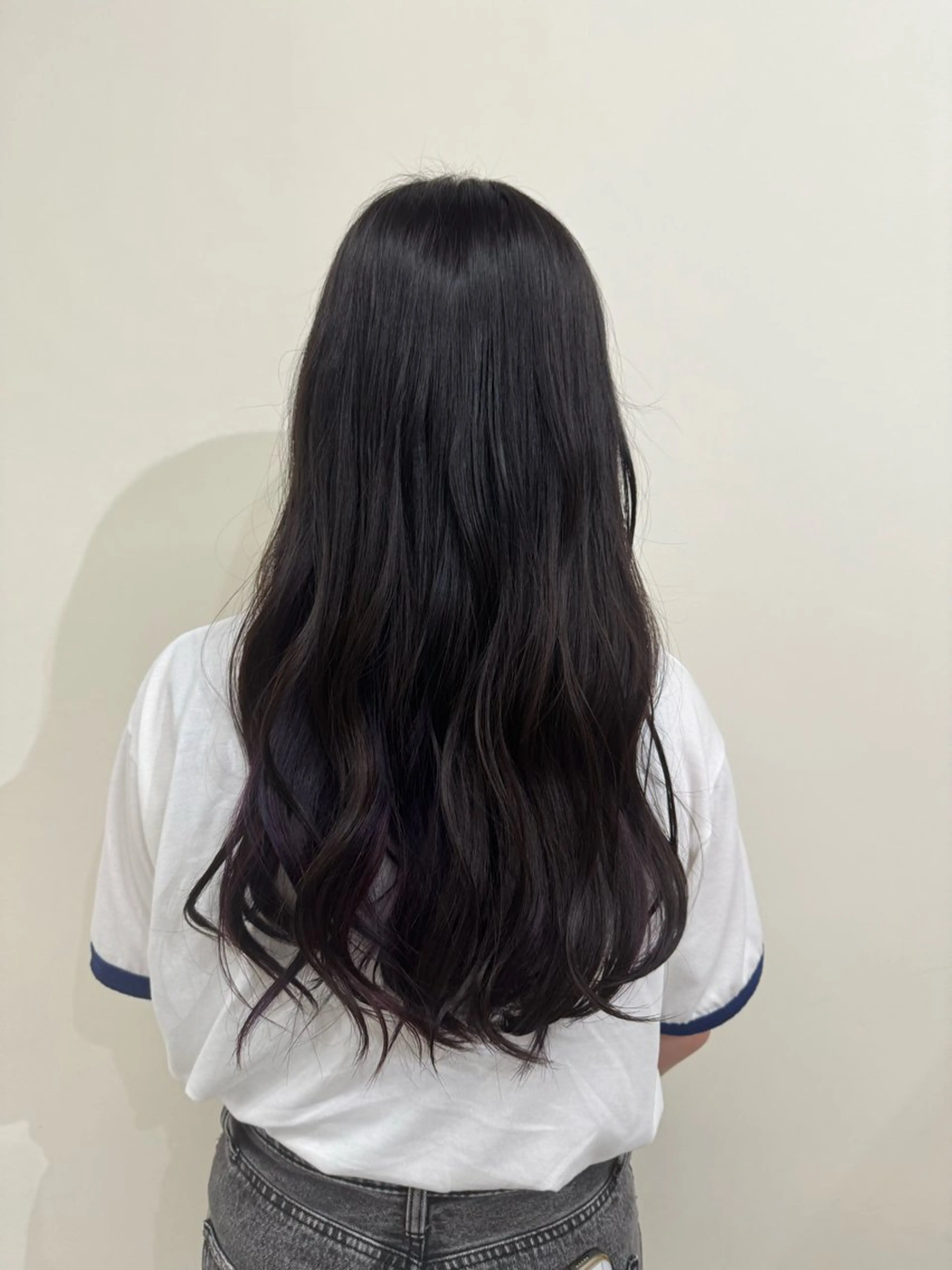 ロング カラー ゆ う あのヘアスタイル