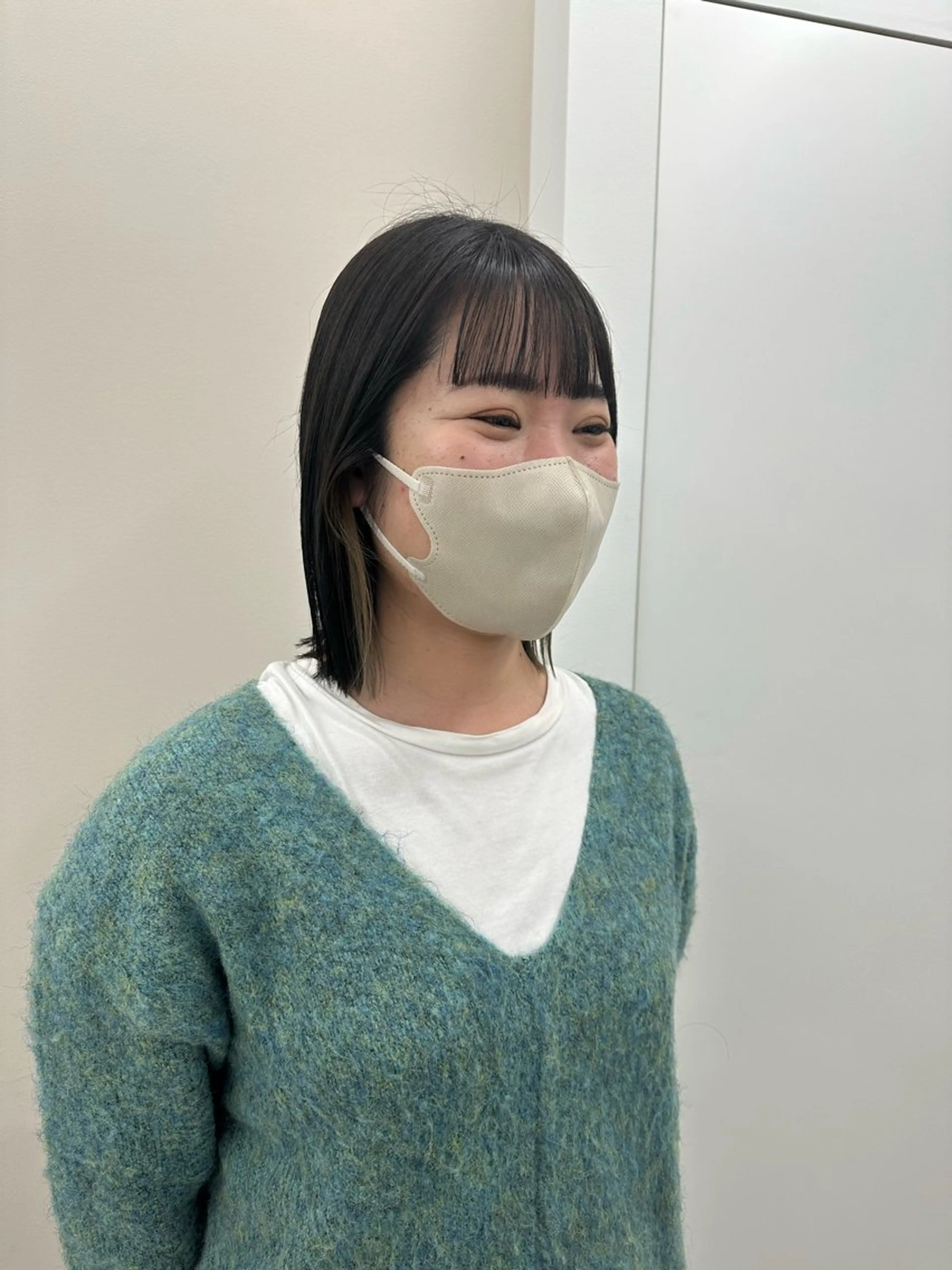 ミディアム カラー キッズ イヤリングカラー オトナヘア🌸 harukaのヘアスタイル