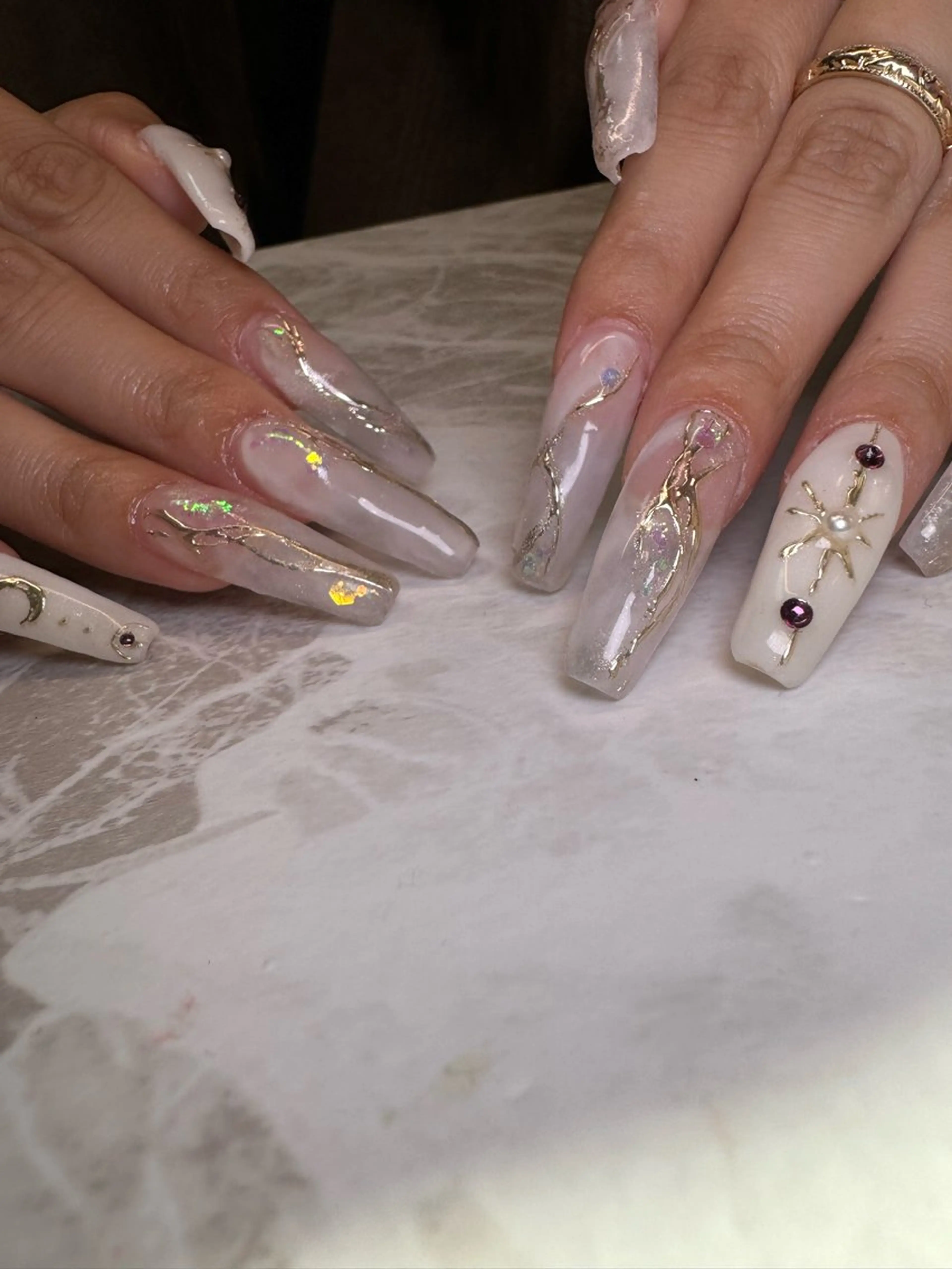 ネイル ハンドネイル YOUTH nails waxing所属・YOUTH natsumiのネイルデザイン