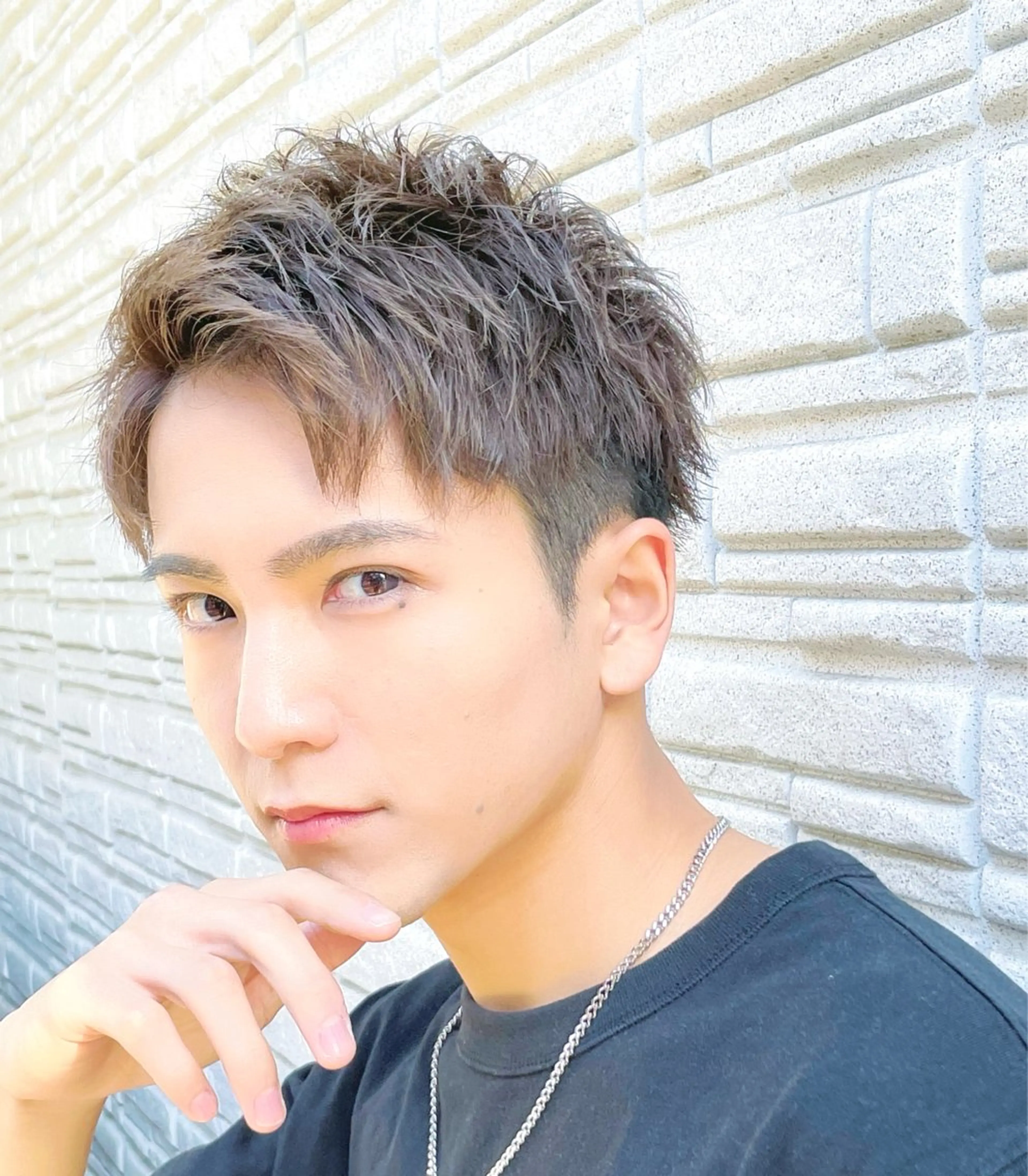 【メンズミニモ限定⭐︎】お悩み解消匠ラウンドカット+アッシュ系カラー✂️の写真