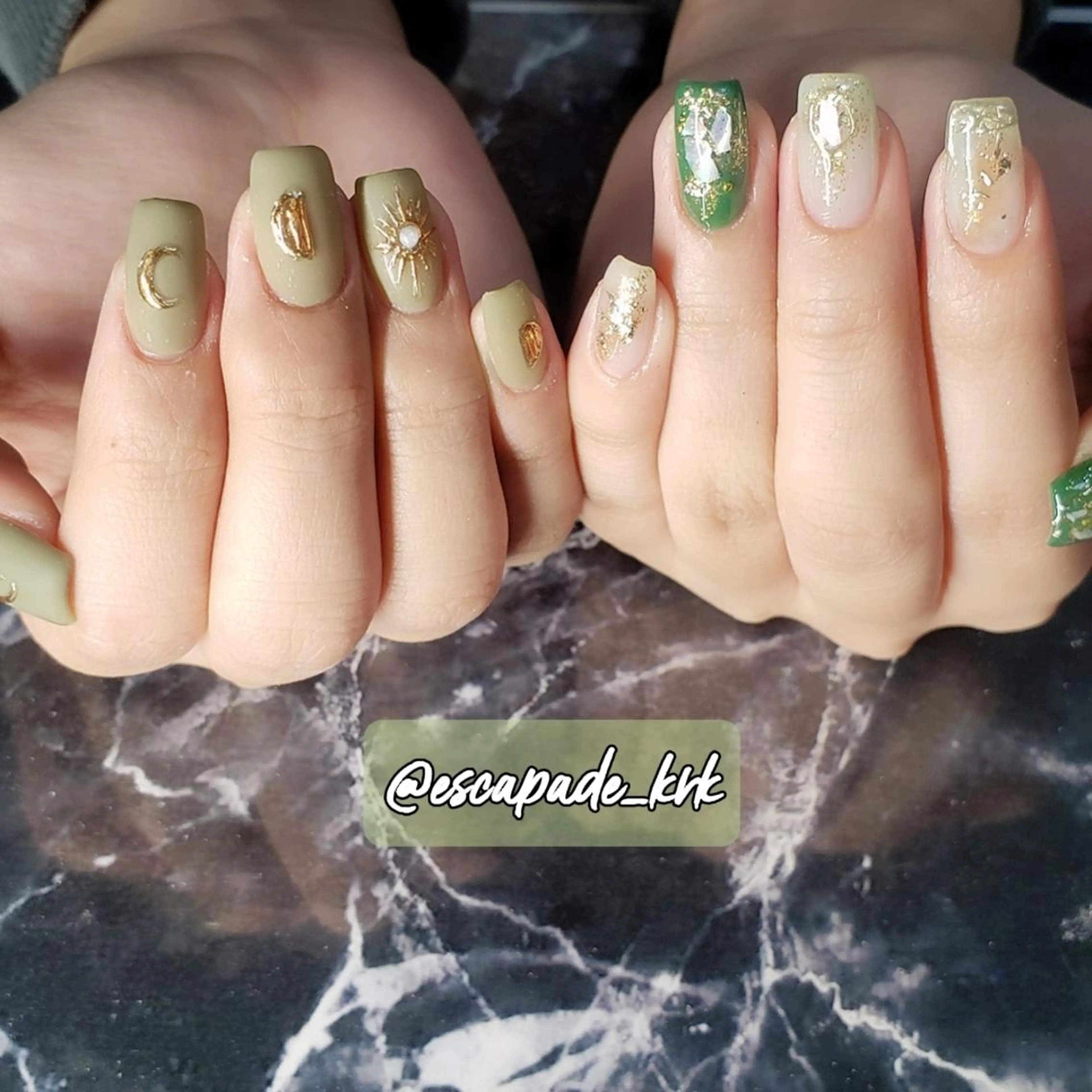 ショート ネイル ハンドネイル クロキ 。のネイルデザイン