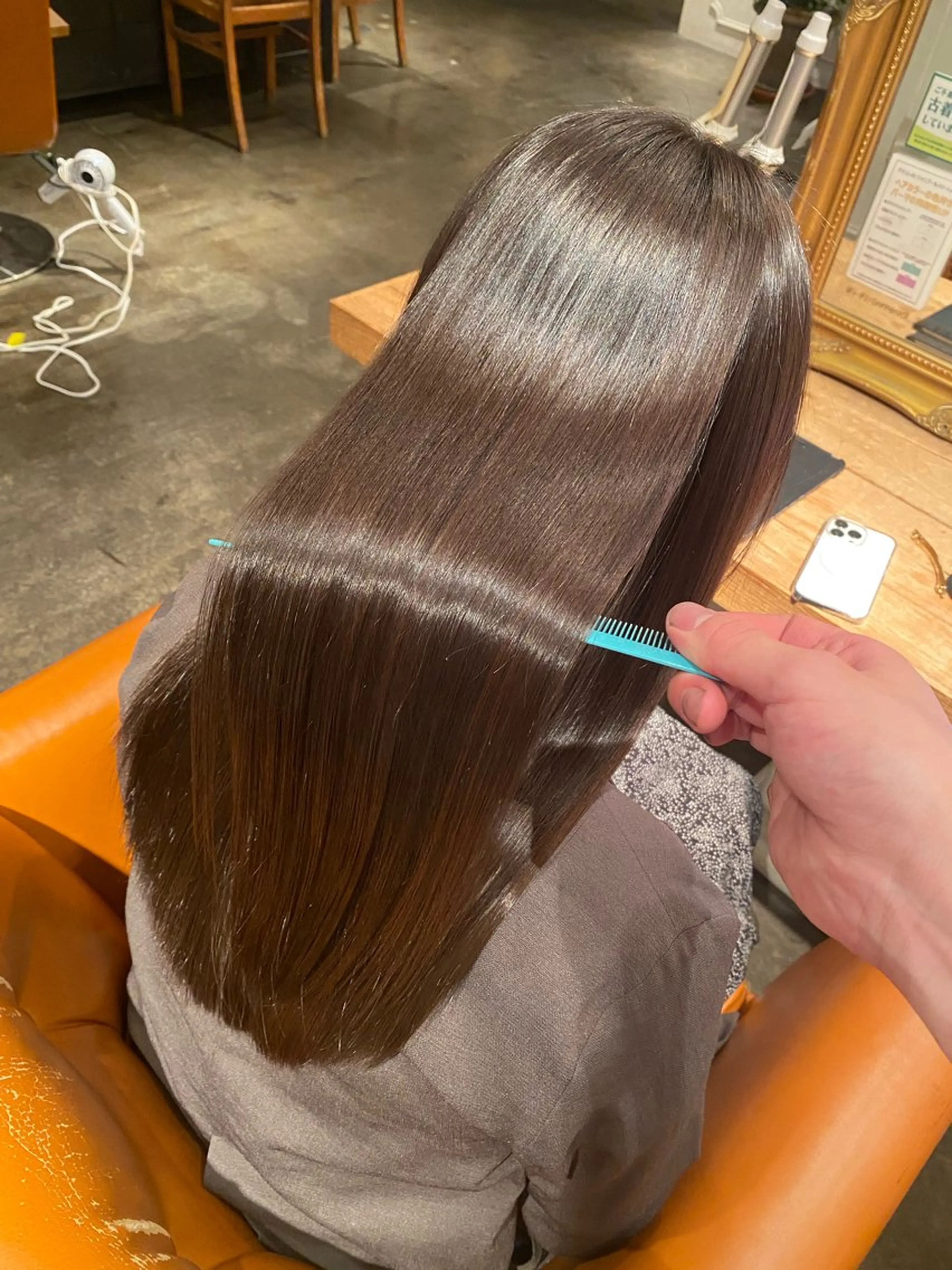 ロング カラー カット ヘアカラー トリートメント 癖毛&ダメージ改善 カット/soyaのヘアスタイル