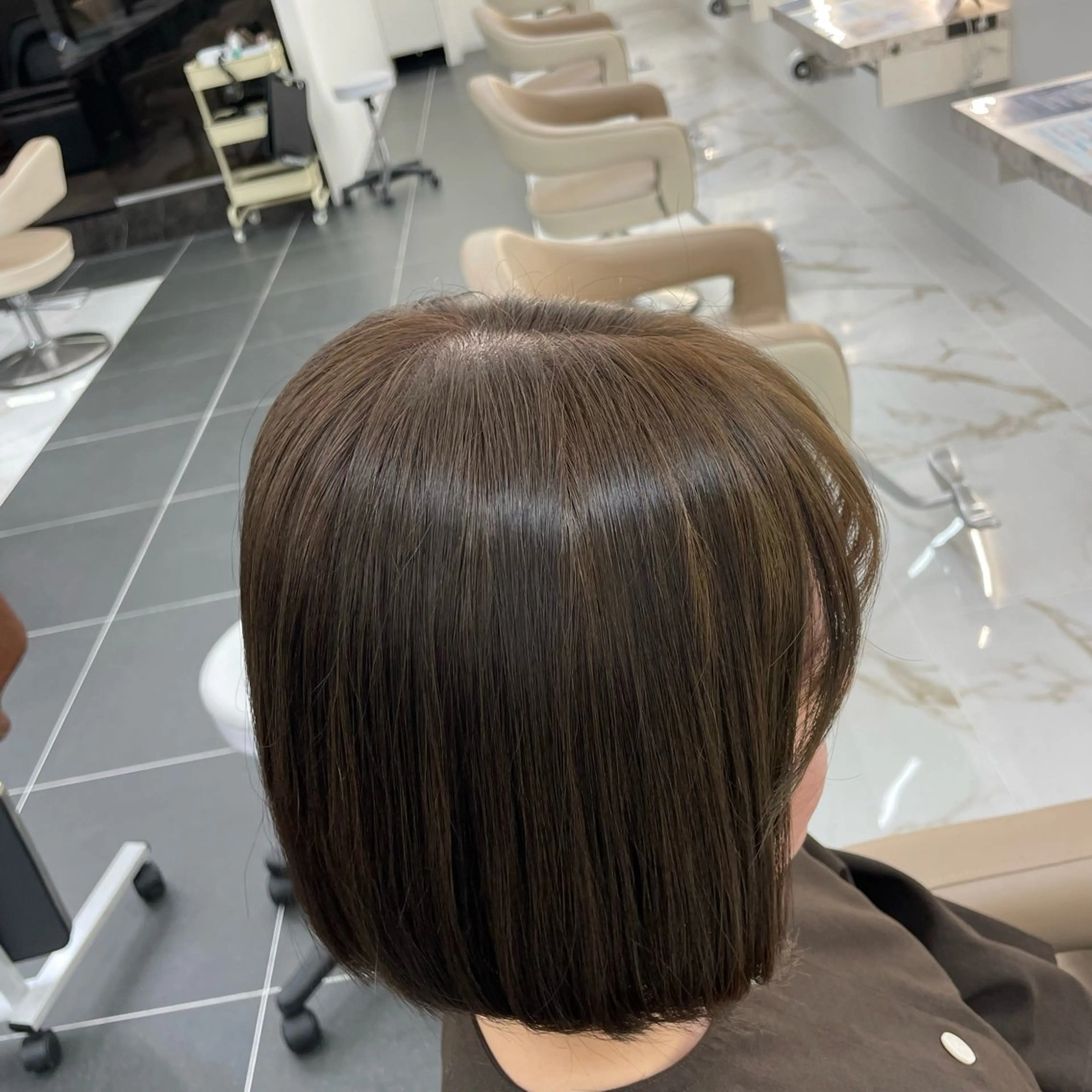 ミディアム カラー せい めいのヘアスタイル